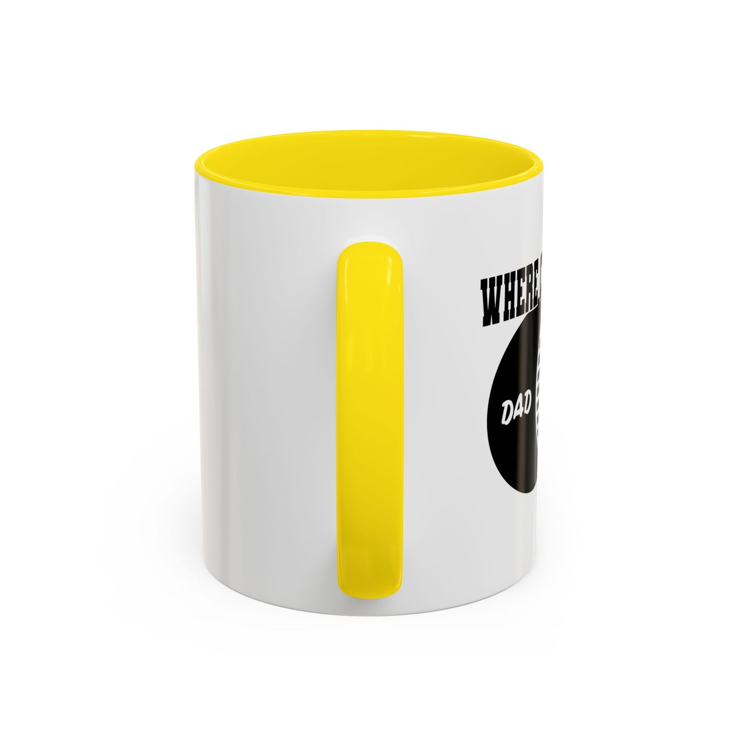 WHERE CORNY BEGINS Accent BiColor Funny Sarcastic Mug