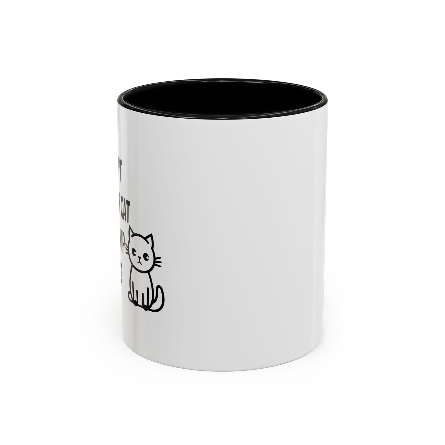 CATNIP PROBLEM Accent BiColor Funny Sarcastic Mug