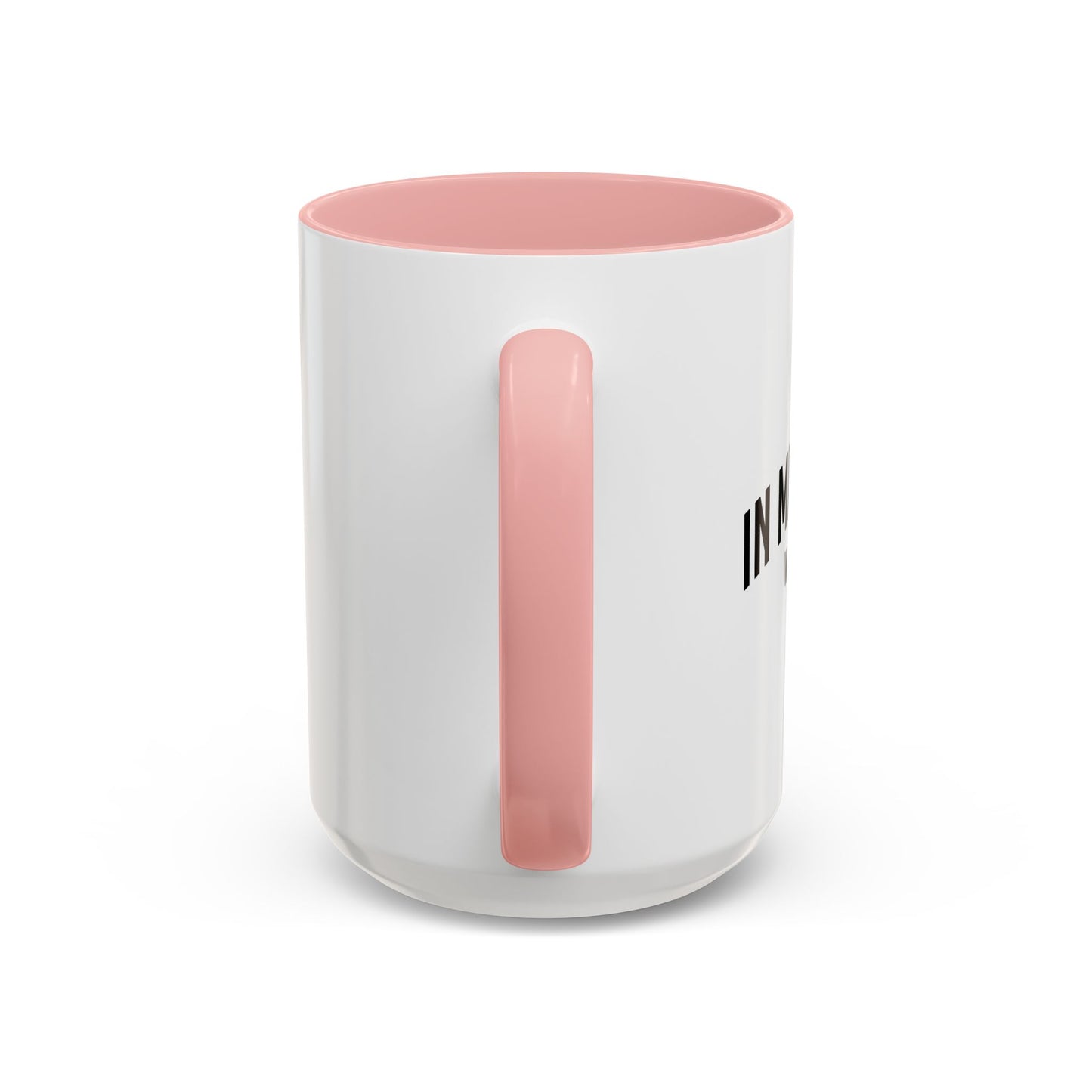 IN MEMORY OF WHEN I CARED Accent BiColor Funny Sarcastic Mug