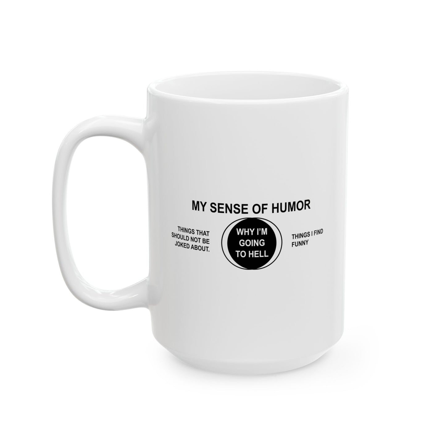 WHY I'MGOING TO HELL FUNNY SARCASTIC MUG