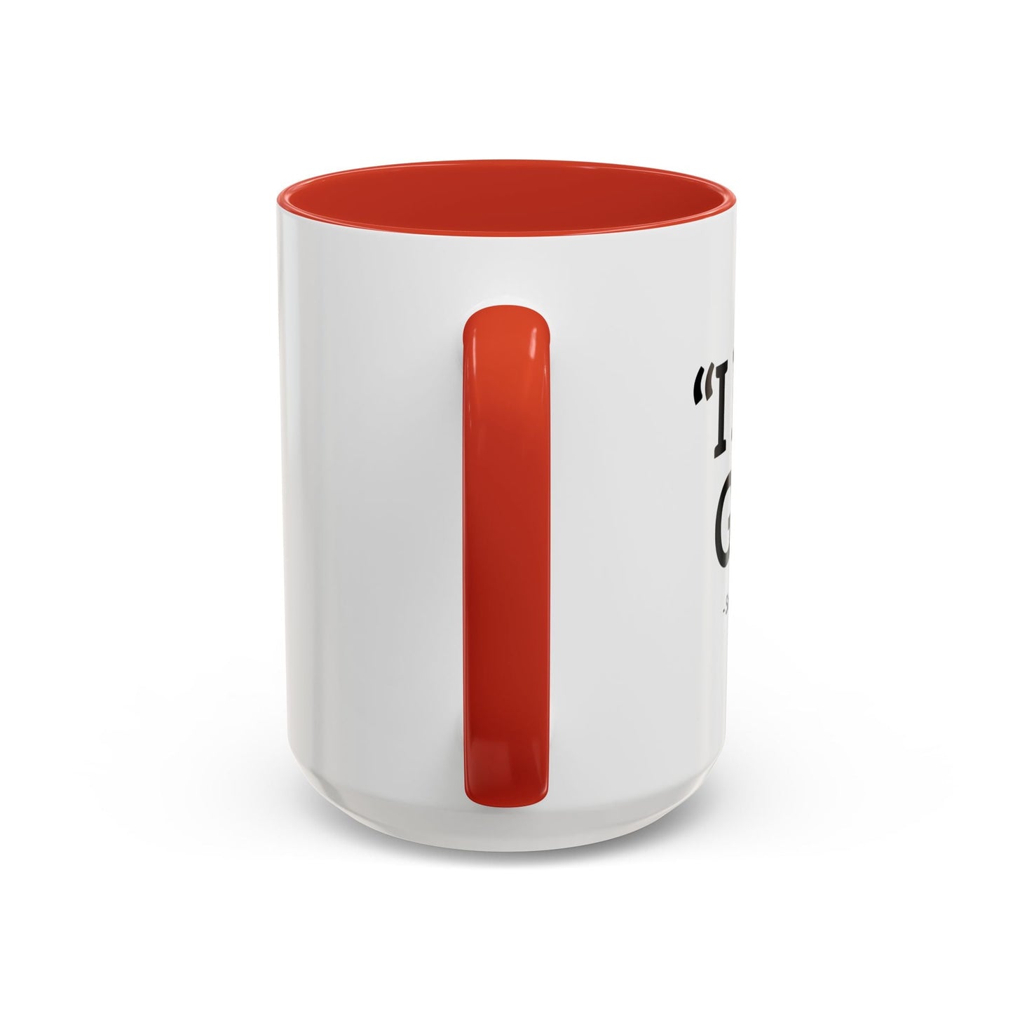 I HATE GOLF. Accent BiColor Funny Sarcastic Mug