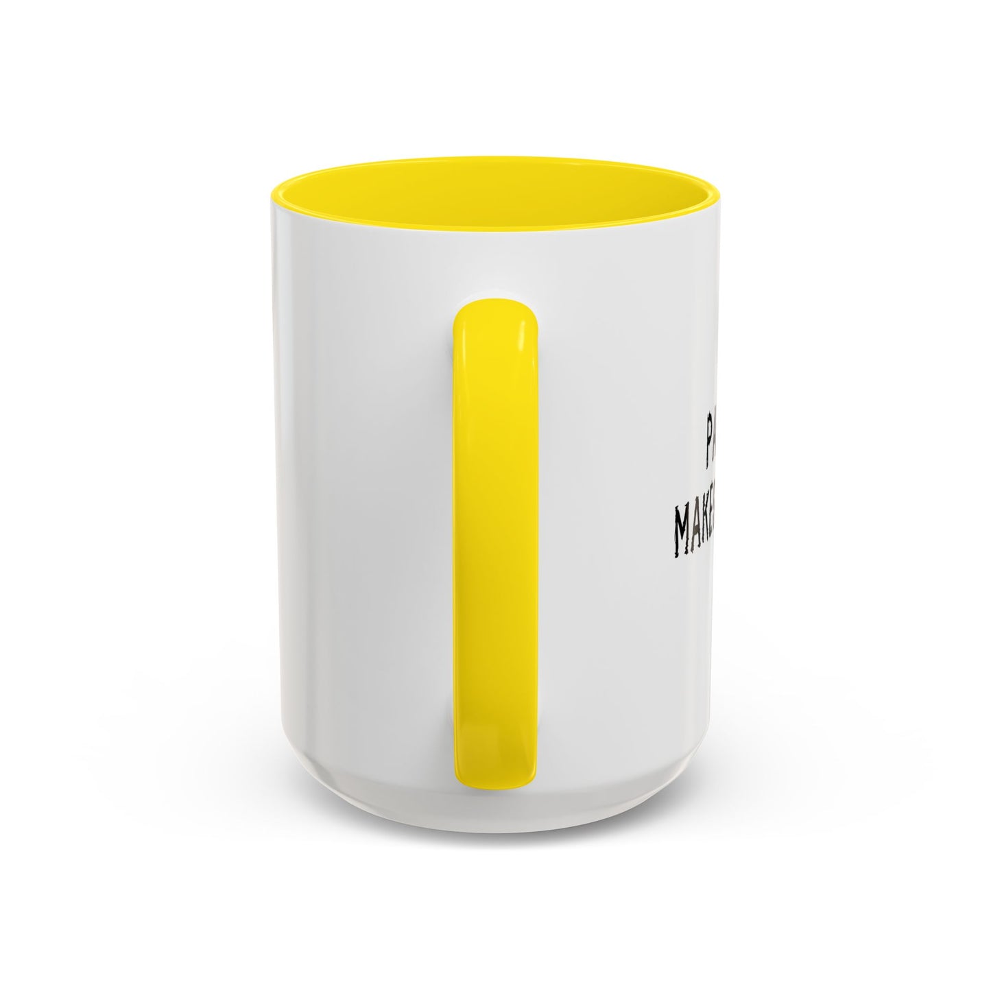 PAINT CHIPS MAKES ME THIRSTY. Accent BiColor Funny Sarcastic Mug