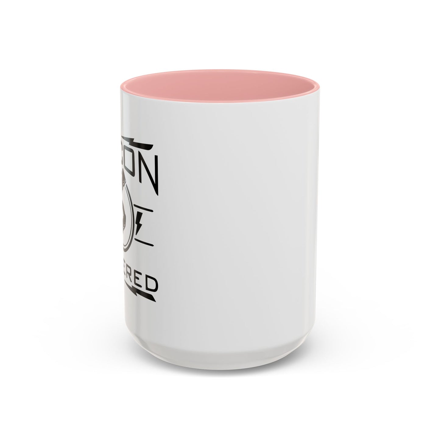 BACON POWERED Accent BiColor Funny Sarcastic Mug