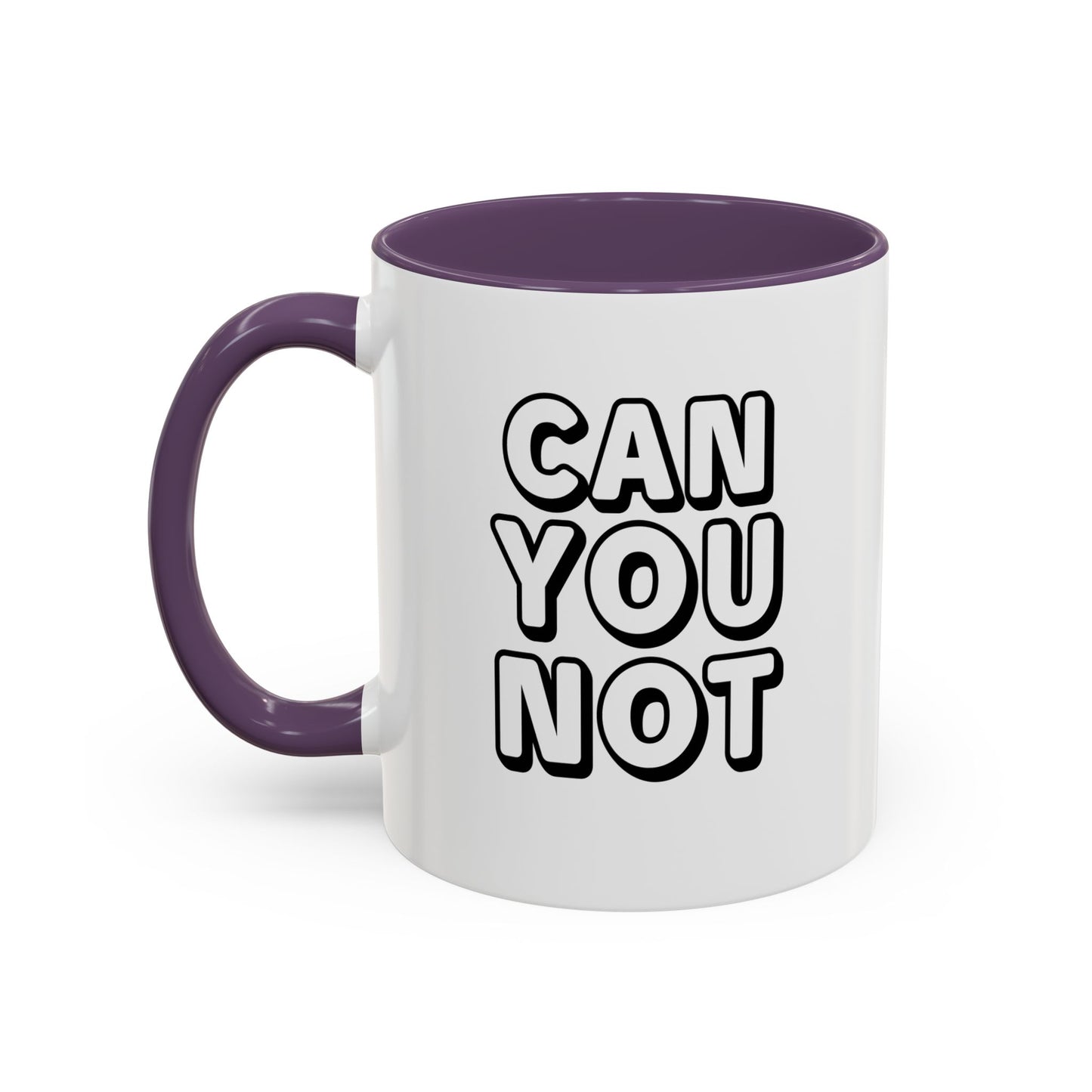 CAN YOU NOT Accent BiColor Funny Sarcastic Mug