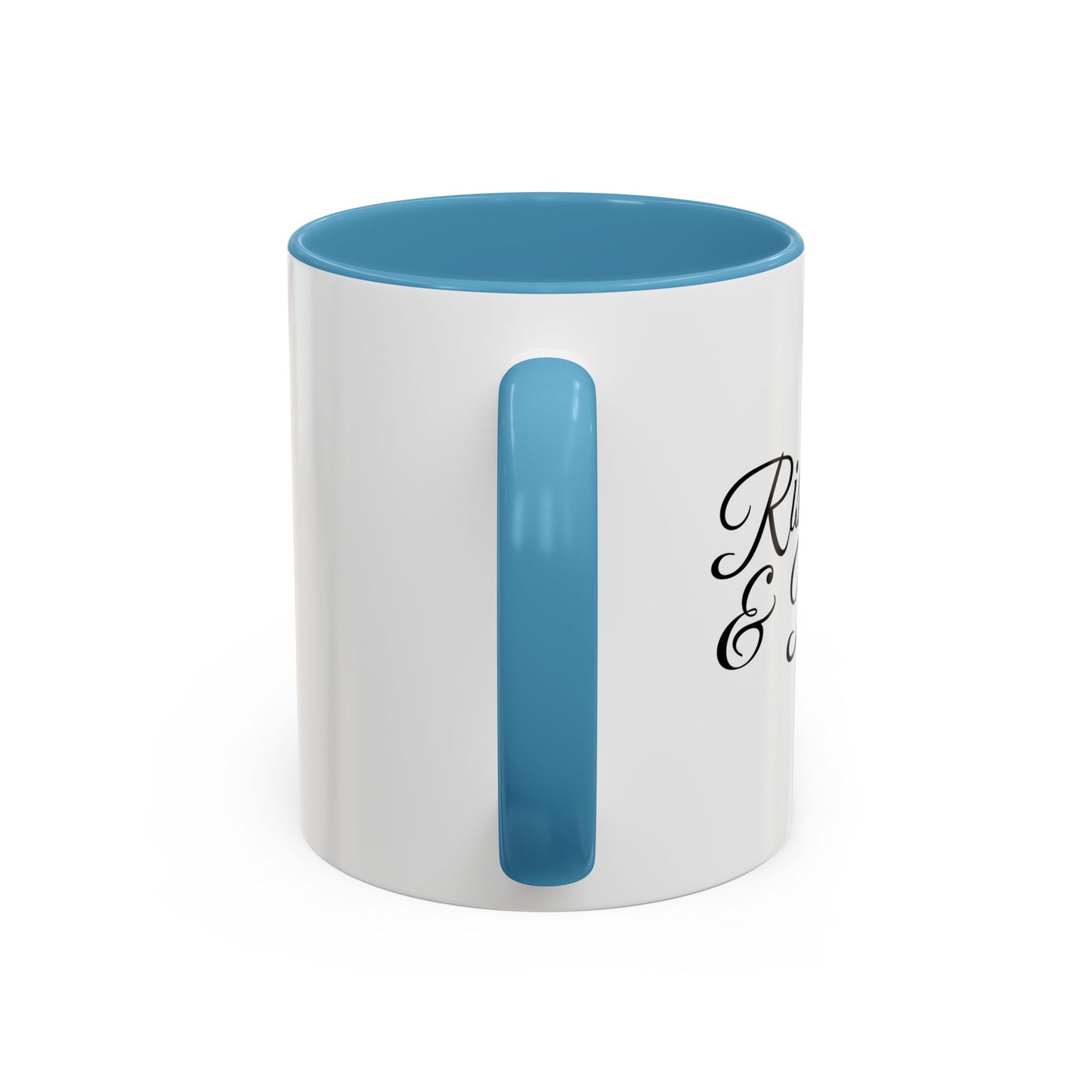 RISE UP & PRAY - LUKE 22-46 Accent BiColor Funny Sarcastic Mug