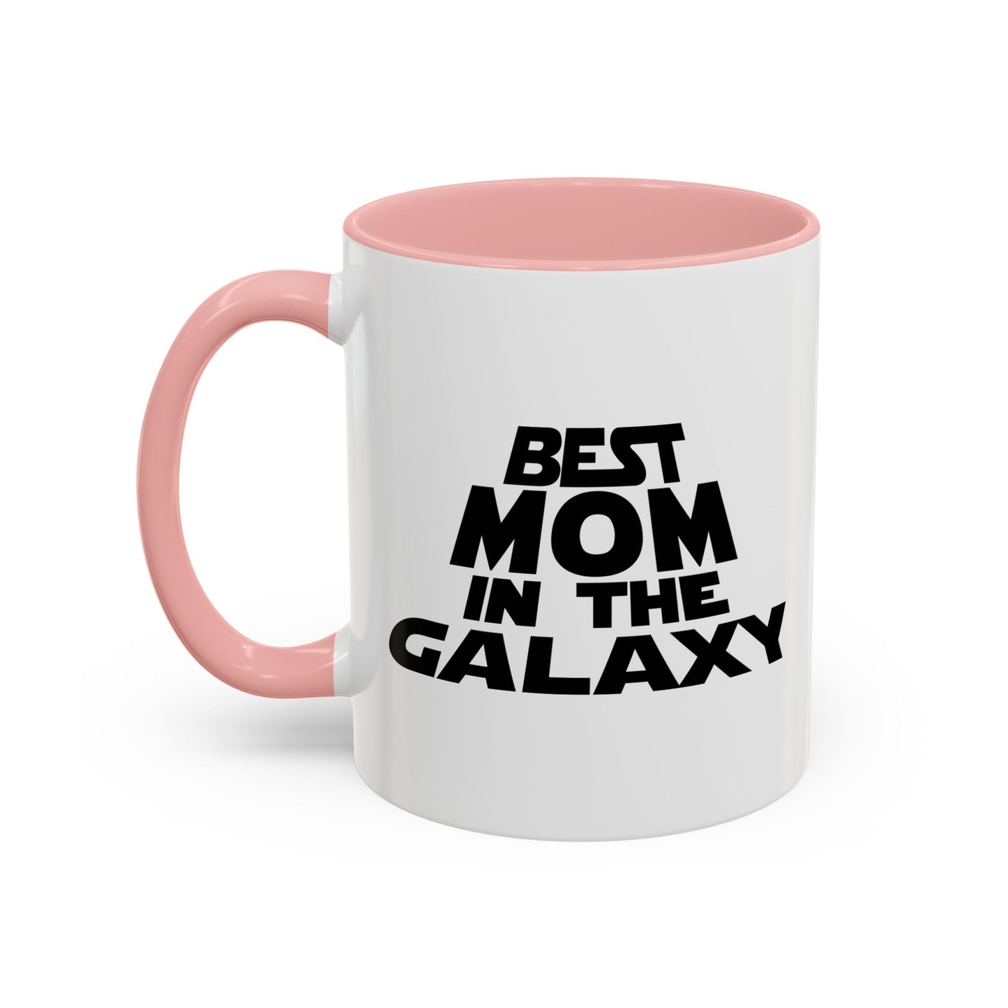 BEST MOM IN THE GALAXY Accent BiColor Mug