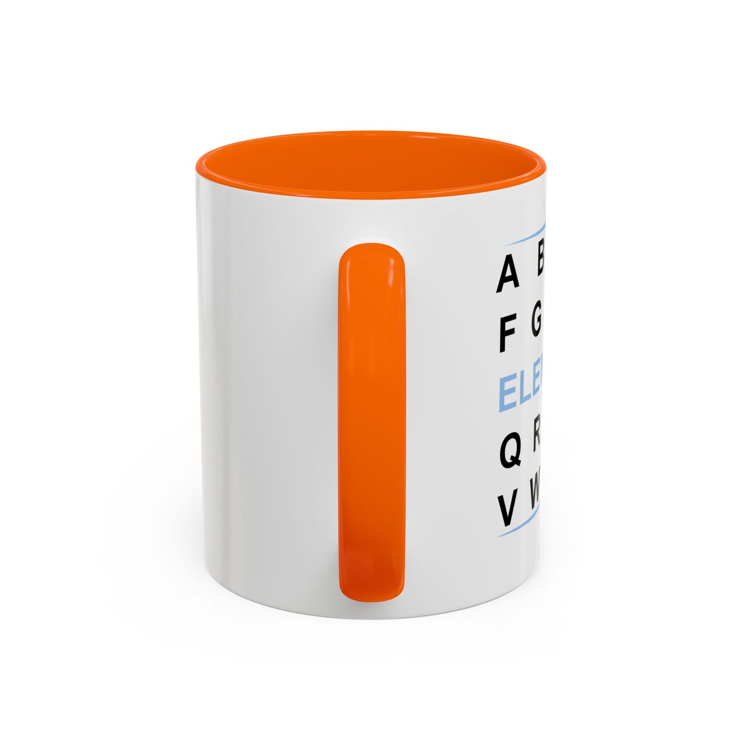 ELEMENO Accent BiColor Funny Sarcastic Mug