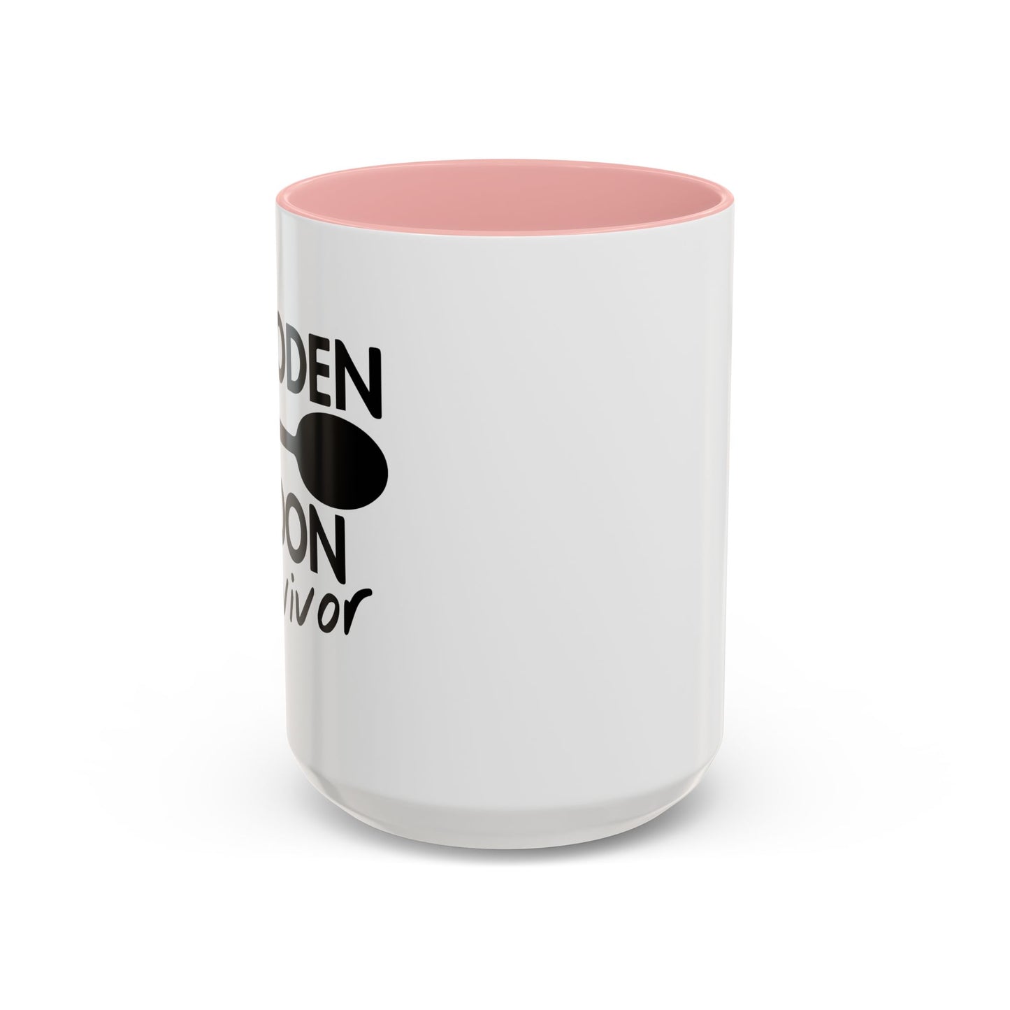 WOODEN SPOON SURVIVOR Accent BiColor Funny Sarcastic Mug