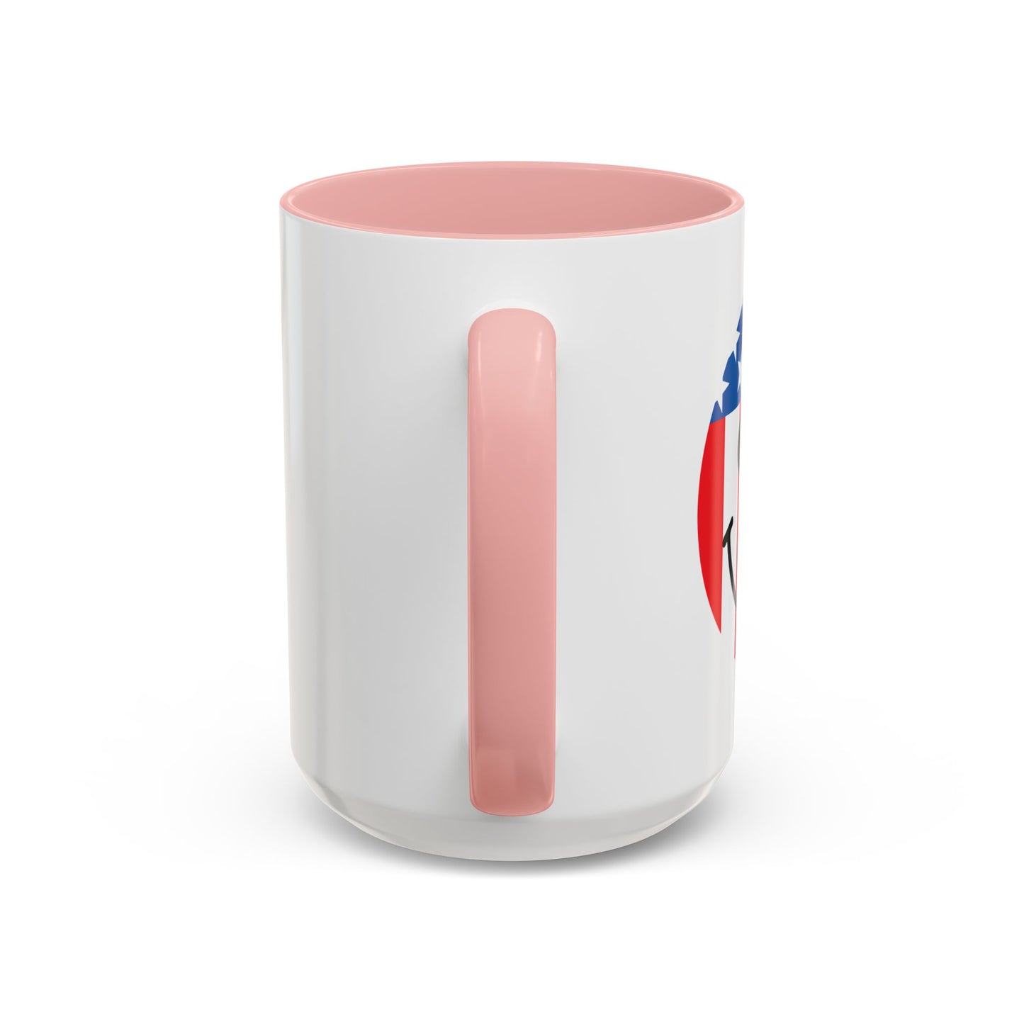 USA SMILY FLAG Accent BiColor Funny Sarcastic Mug