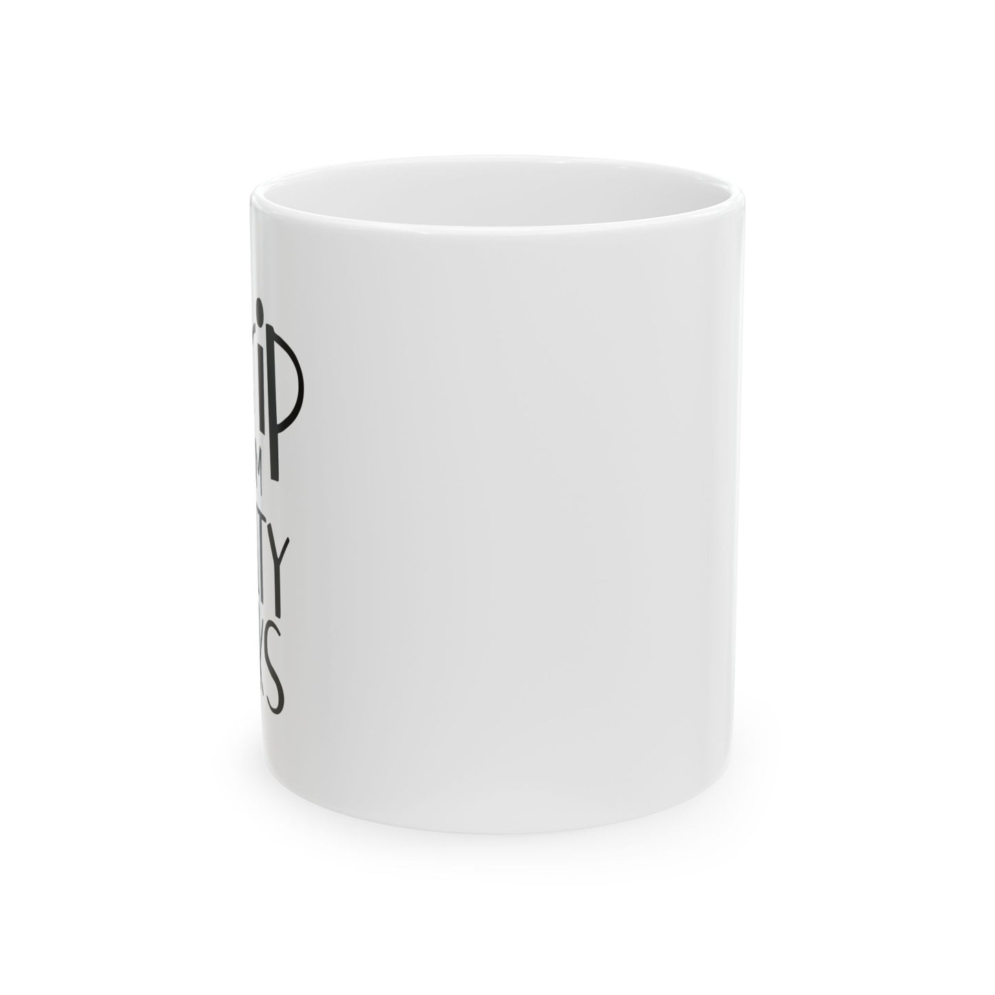 I Don't Trip I Do Random Gravity Checks Funny Sarcastic White Mug