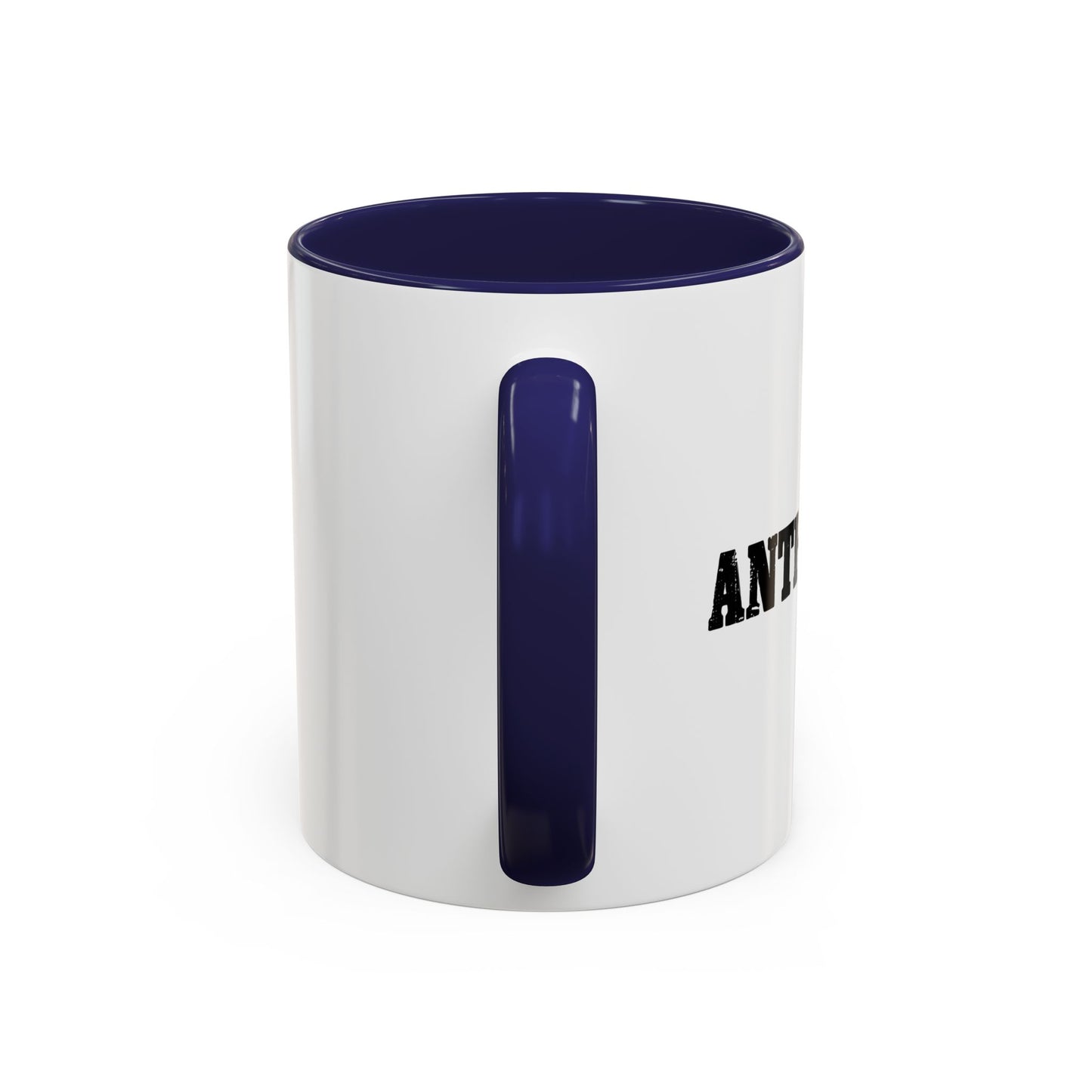 ANTI-SOCIAL Accent BiColor Funny Sarcastic Mug