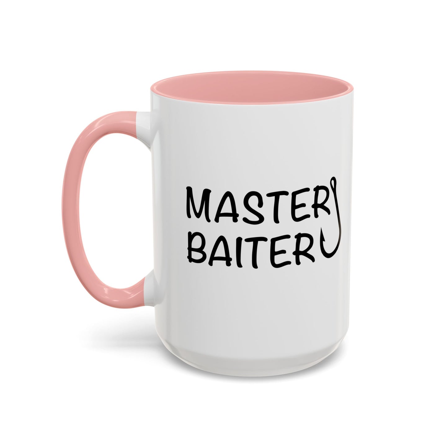 MASTER BAITER Accent BiColor Funny Sarcastic Mug