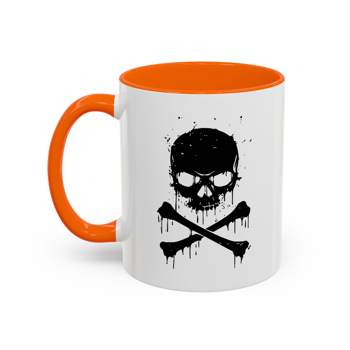 DRIP SKULL Accent BiColor Funny Sarcastic Mug