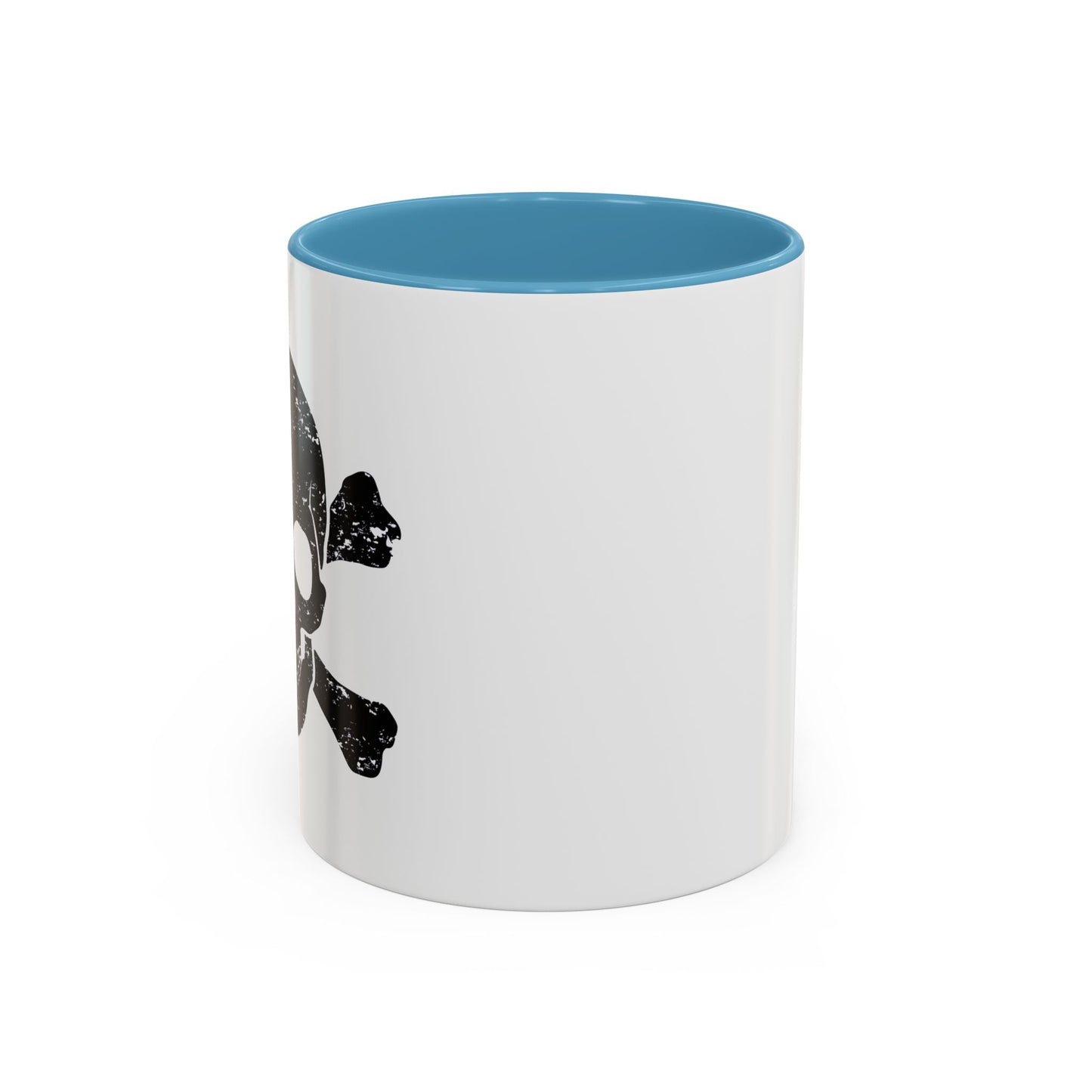 SKULL HEAD BONES Accent BiColor Funny Sarcastic Mug