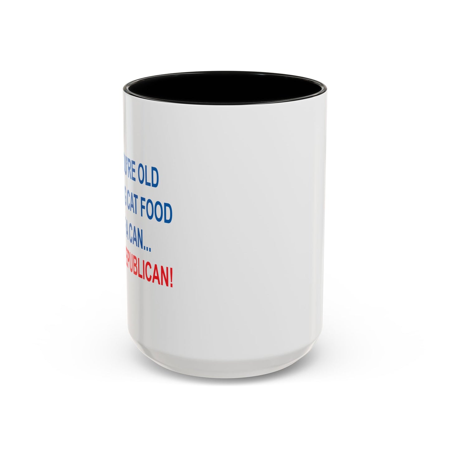 THANK A REPUBLICAN BLUE Accent BiColor Funny Sarcastic Mug