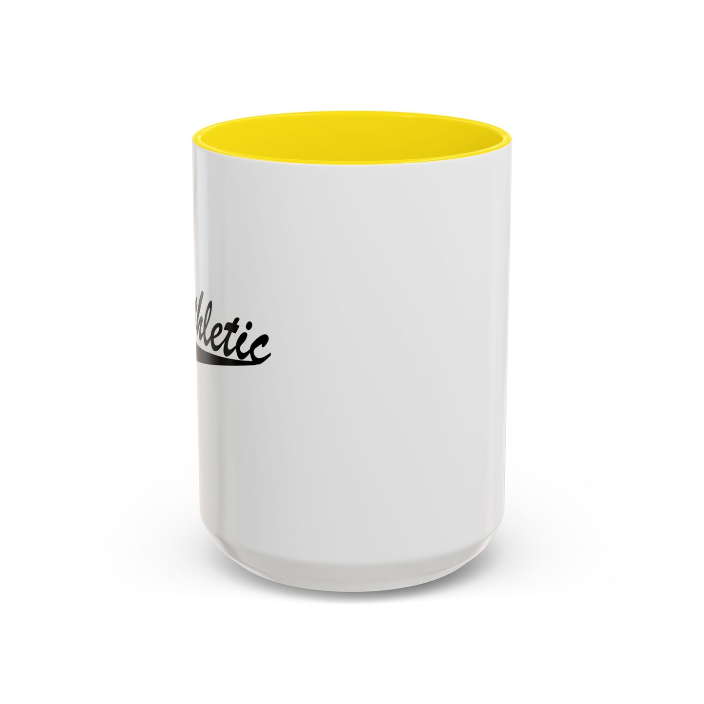 UNATHLETIC Accent BiColor Funny Sarcastic Mug