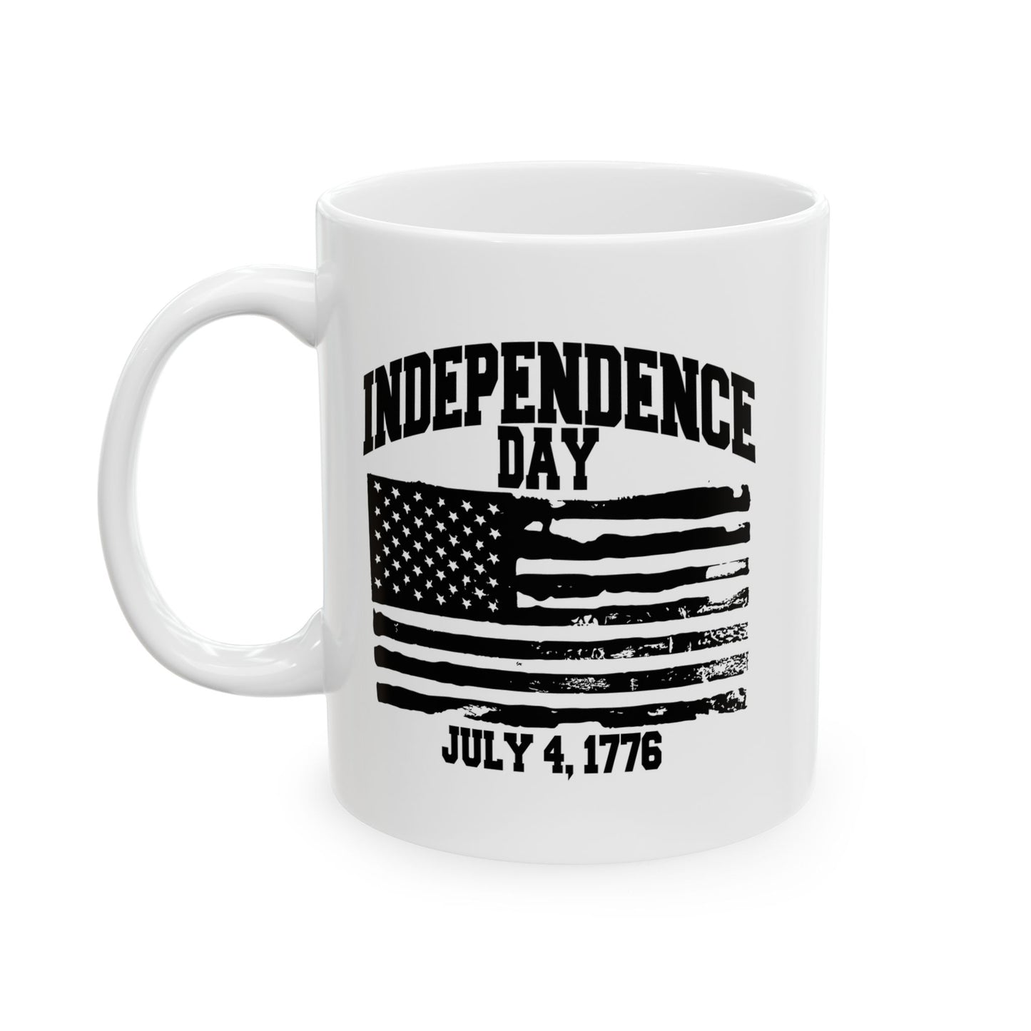 INDEPENDENCE DAY 1776 WHITE MUG