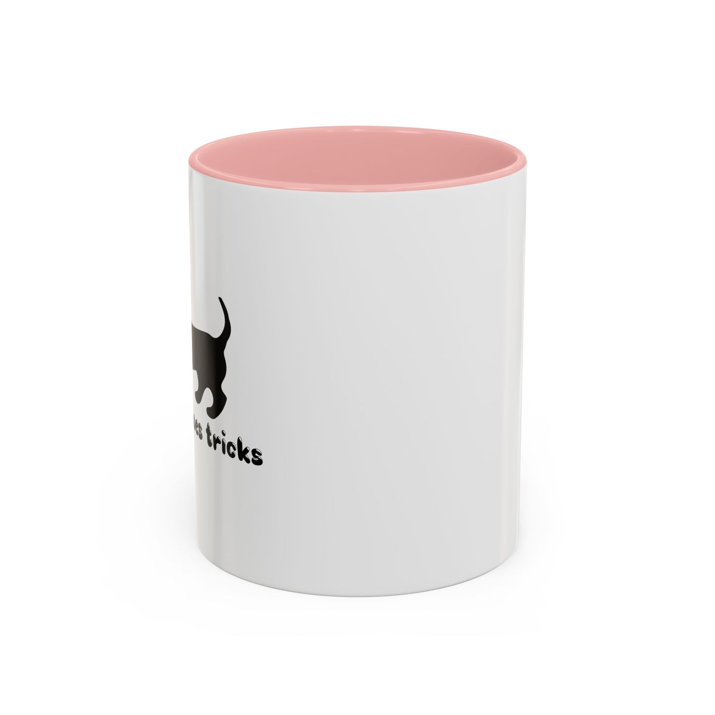 MY WIENER DOES TRICKS Accent BiColor Funny Sarcastic Mug