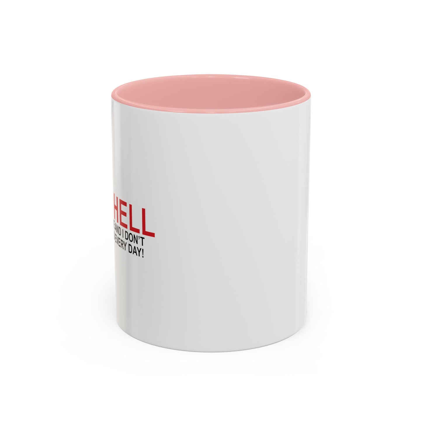 I'D TELL YOU TO GO TO HELL Accent BiColor Funny Sarcastic Mug