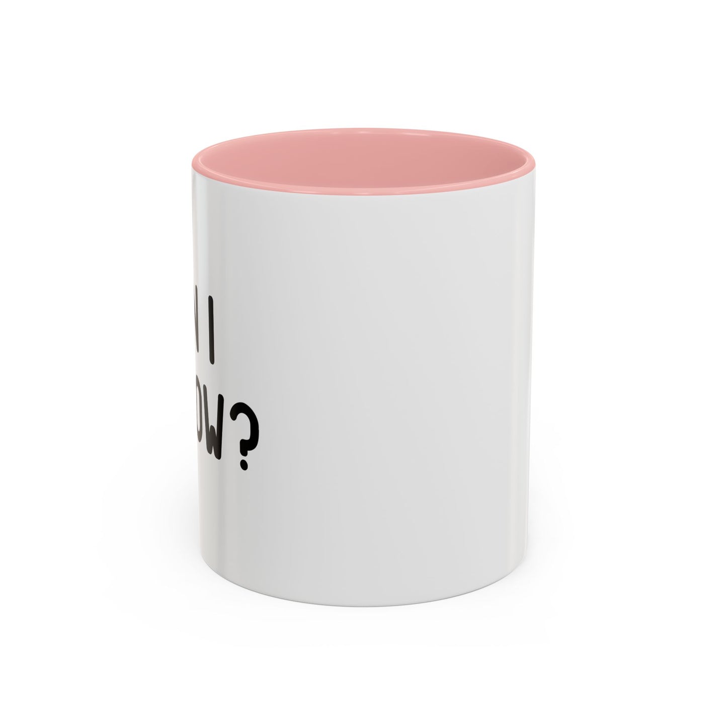 CAN I GO NOW? Accent BiColor Funny Sarcastic Mug