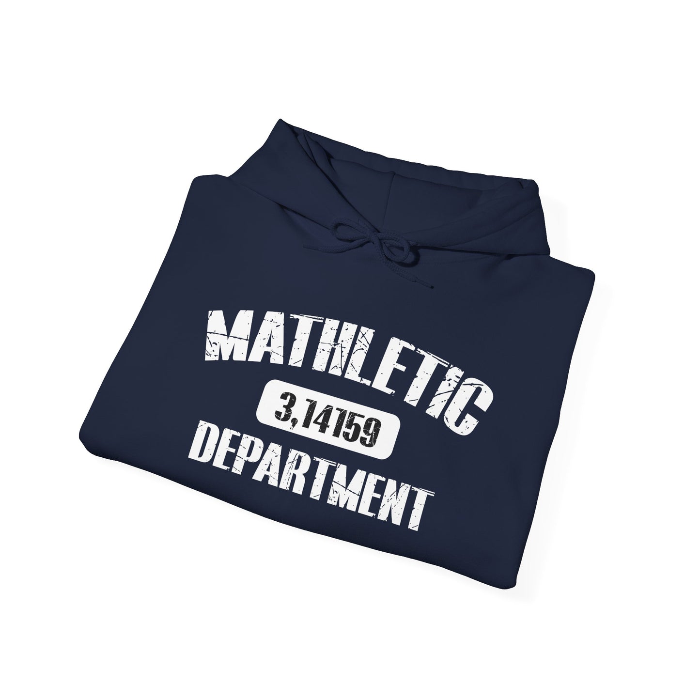 MATHLETIC DEPARTMENT - Premium Unisex Funny Sarcastic Black Hoodie Sweatshirt