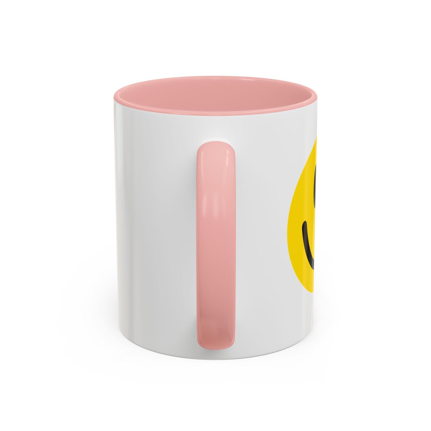 SMILE FACE Accent BiColor Funny Sarcastic Mug