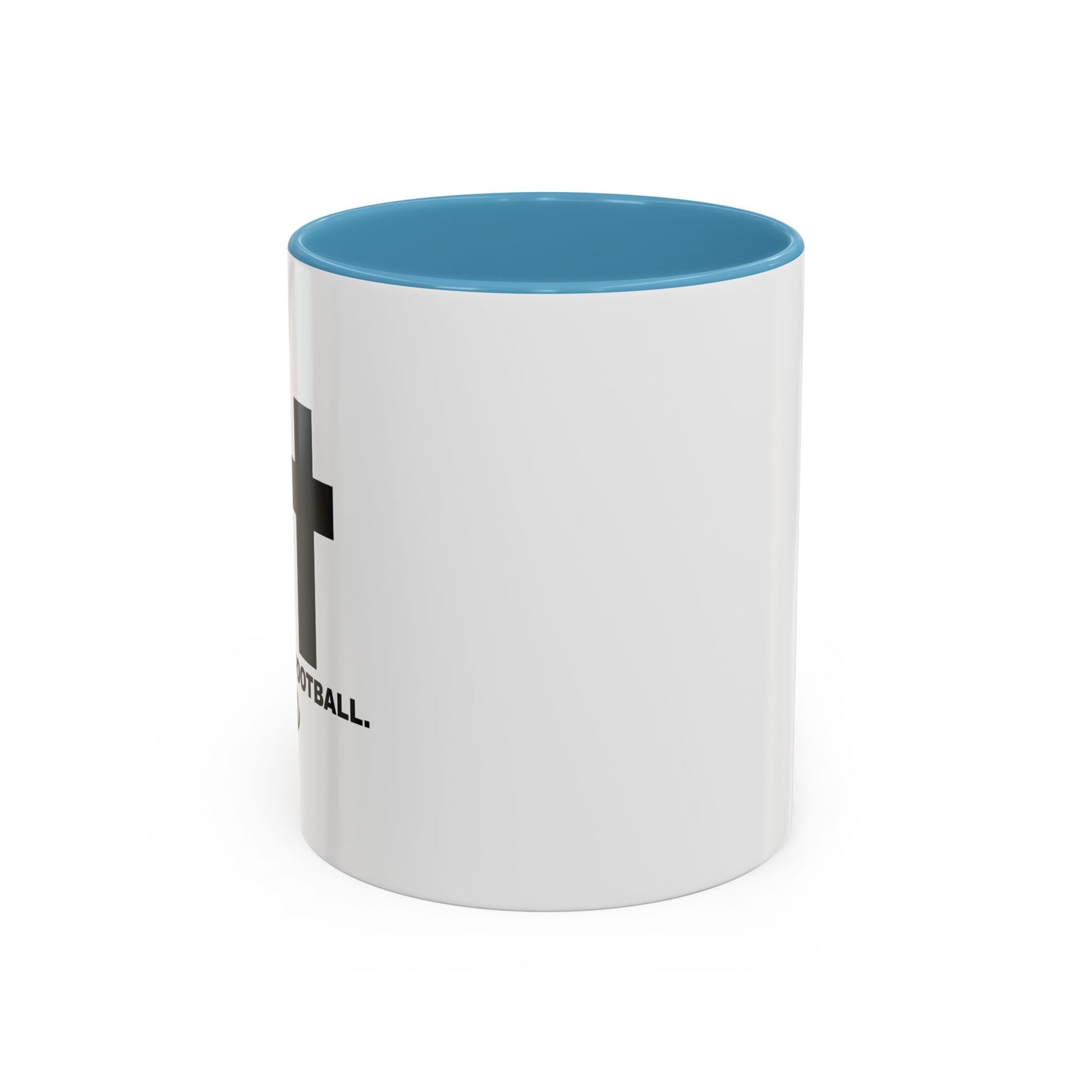 LET'S PLAY FOOTBALL Accent BiColor Funny Sarcastic Mug