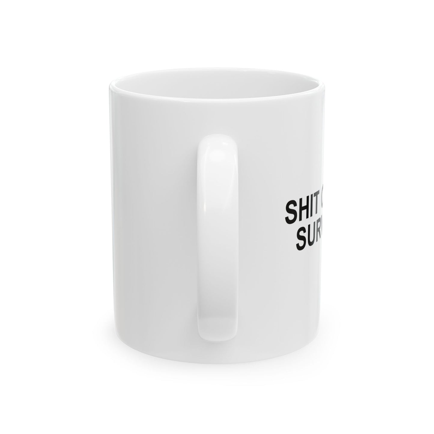 SHIT CREEK SURVIVOR FUNNY SARCASTIC MUG