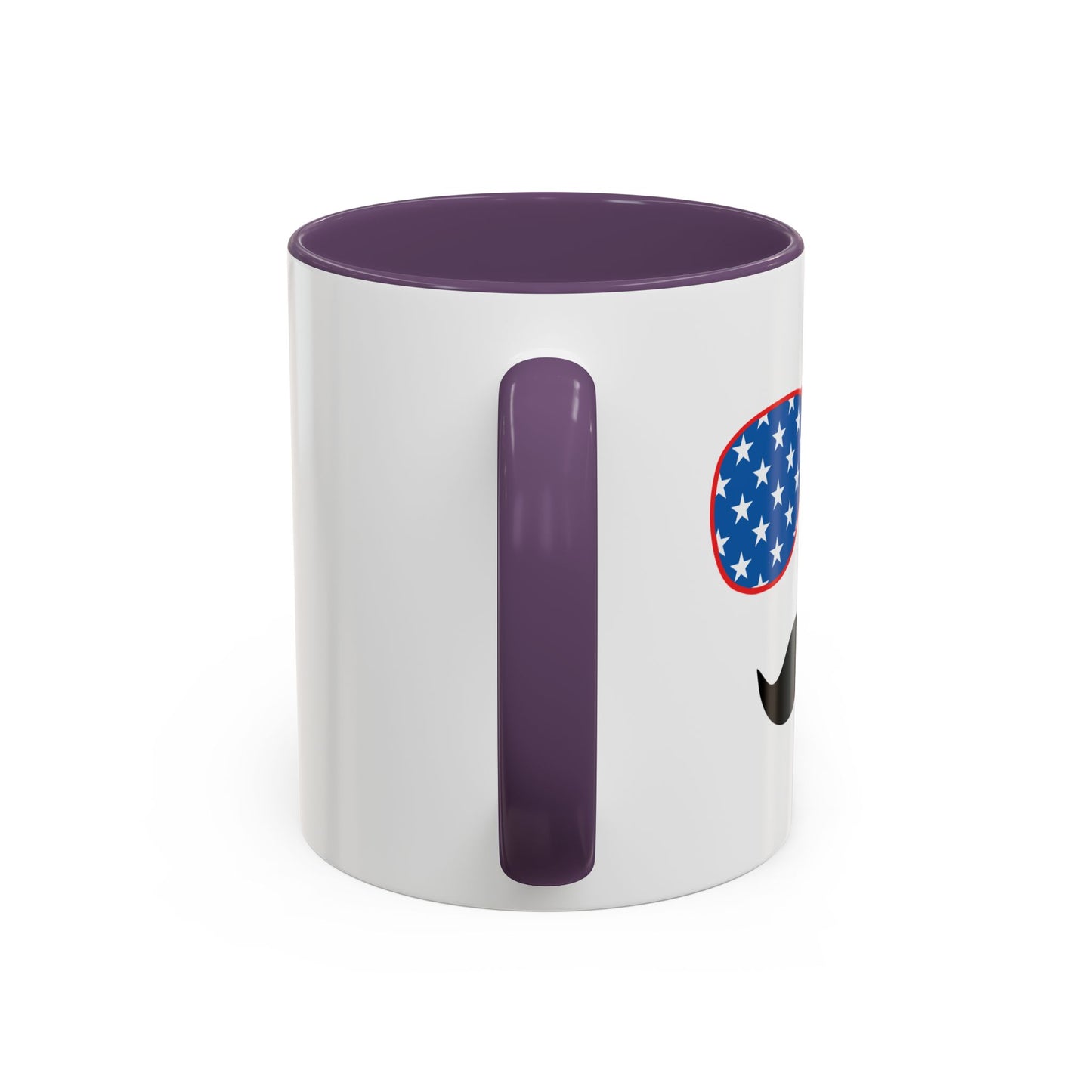 4TH OF JULY SUNGLASSES Accent BiColor Funny Sarcastic Mug