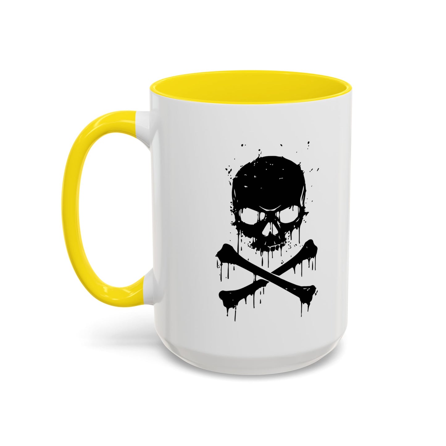 DRIP SKULL Accent BiColor Funny Sarcastic Mug