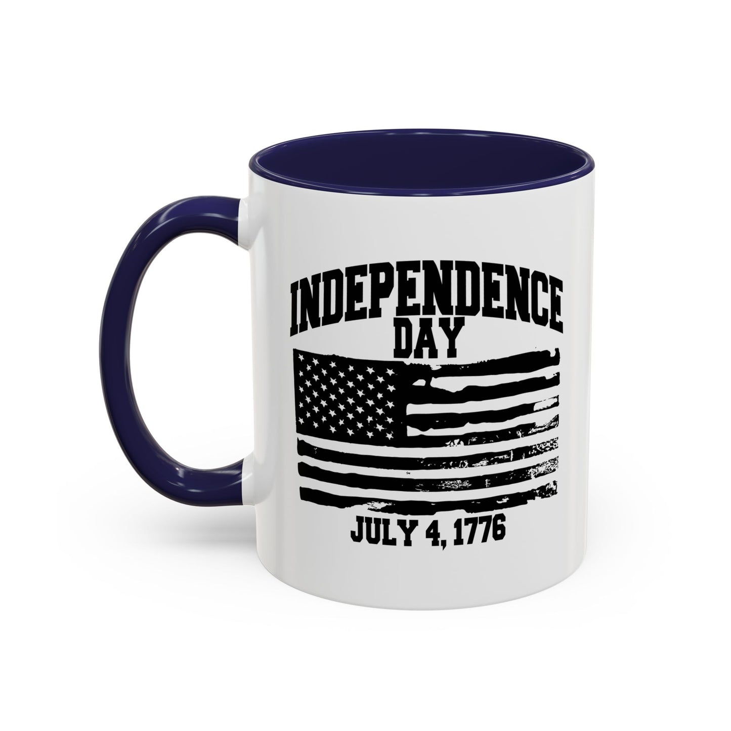 INDEPENDENCE DAY 1776 Accent BiColor Mug