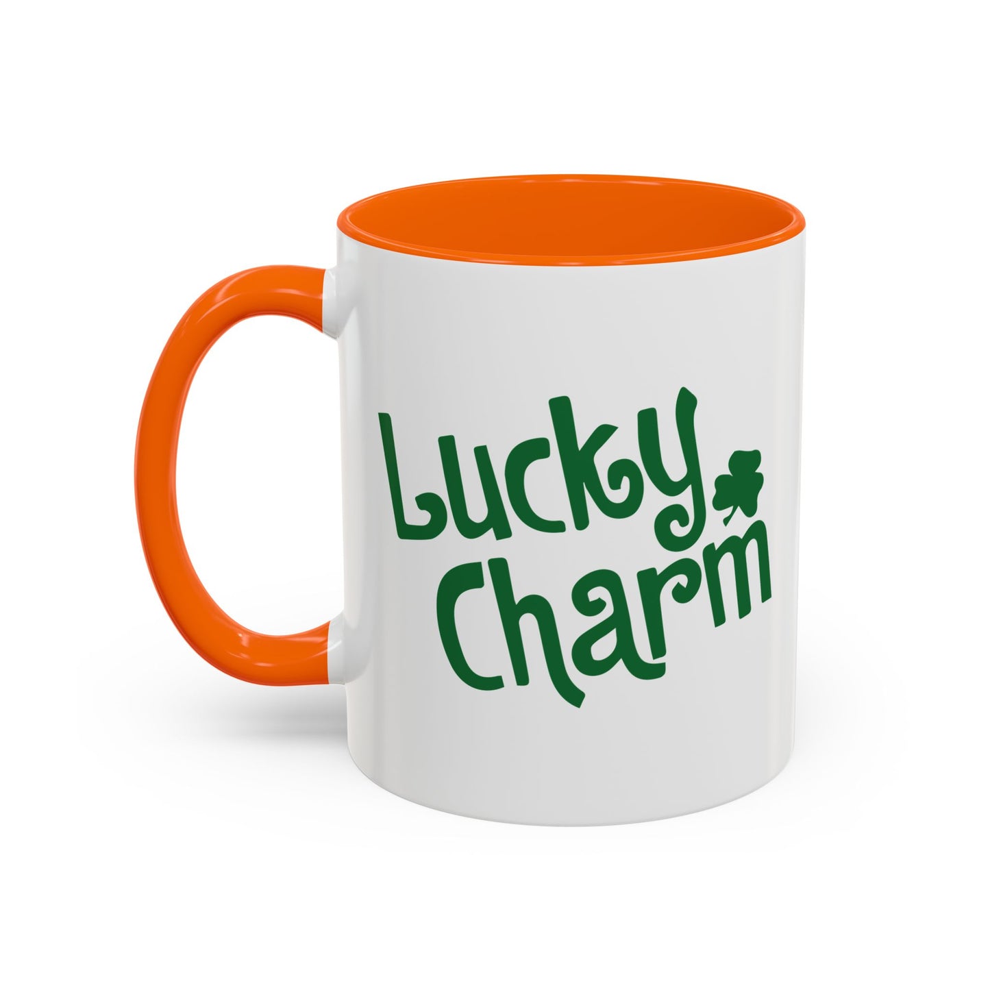 LUCKY CHARM Accent BiColor Funny Sarcastic Mug