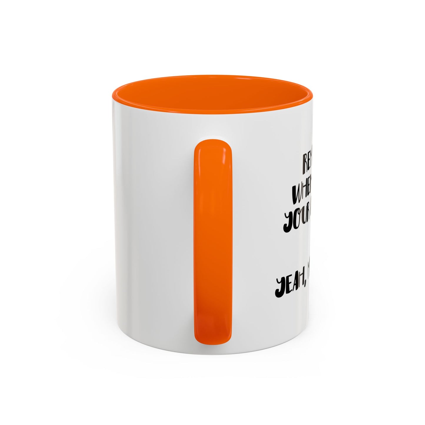 I ASKED FOR OPINION? Accent BiColor Funny Sarcastic Mug