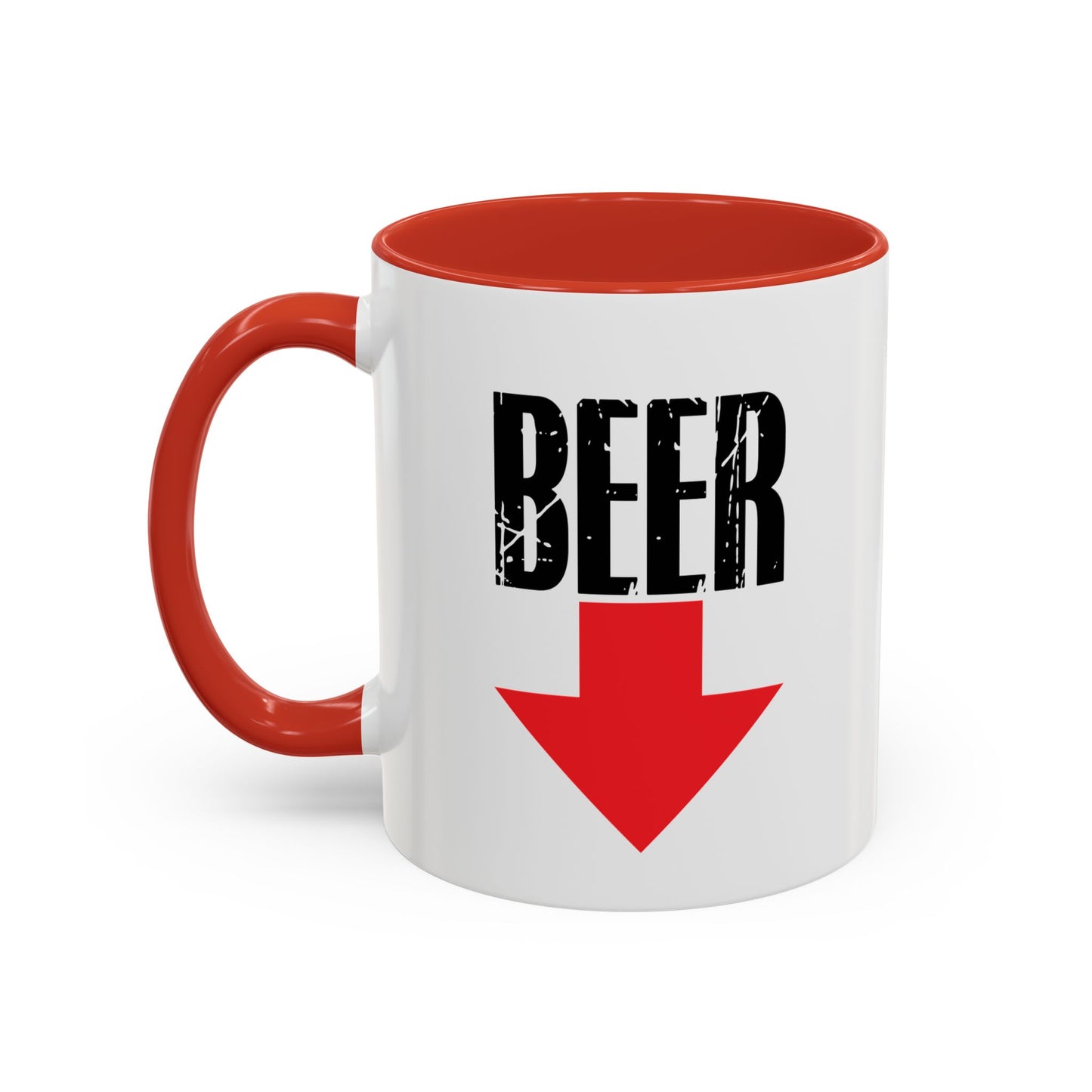 BEER Accent BiColor Funny Sarcastic Mug