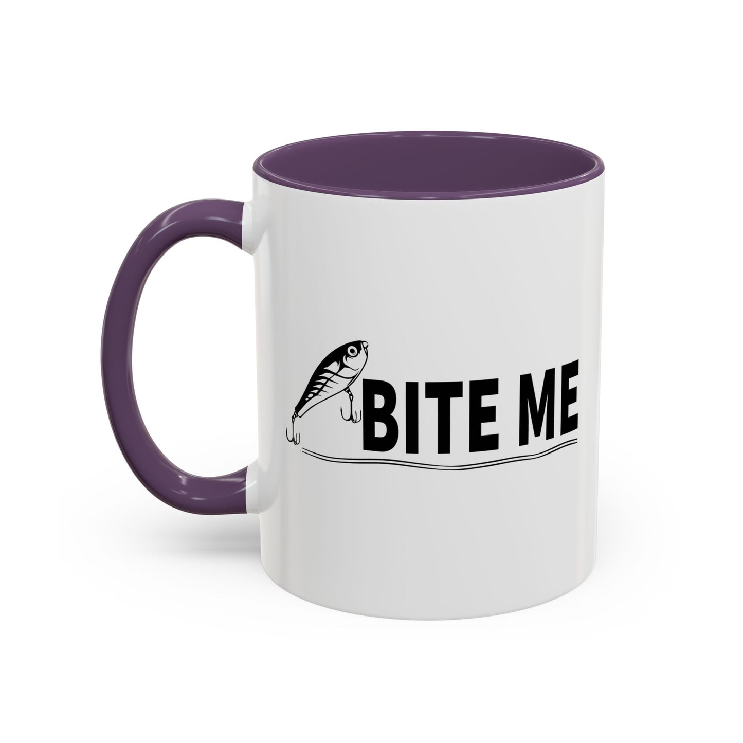 BITE ME Accent BiColor Funny Sarcastic Mug