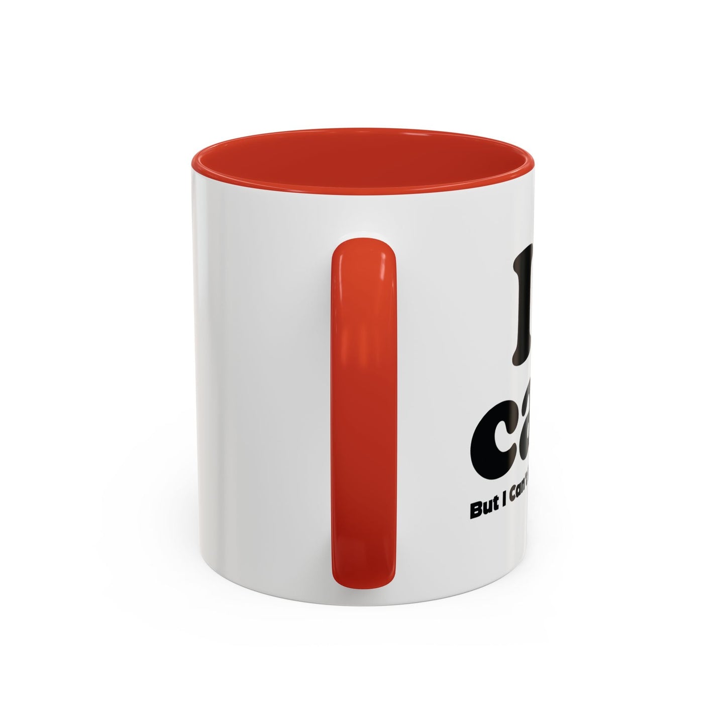 I LOVE CATS, BUT I CAN'T EAT A WHOLE ONE Accent BiColor Funny Sarcastic Mug