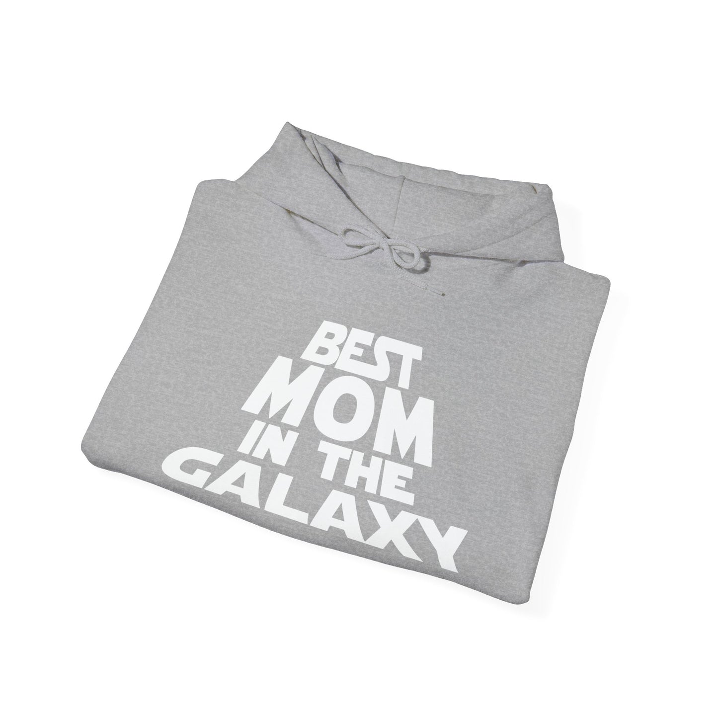 BEST MOM IN THE GALAXY - Premium Unisex Funny Sarcastic Black Hoodie Sweatshirt