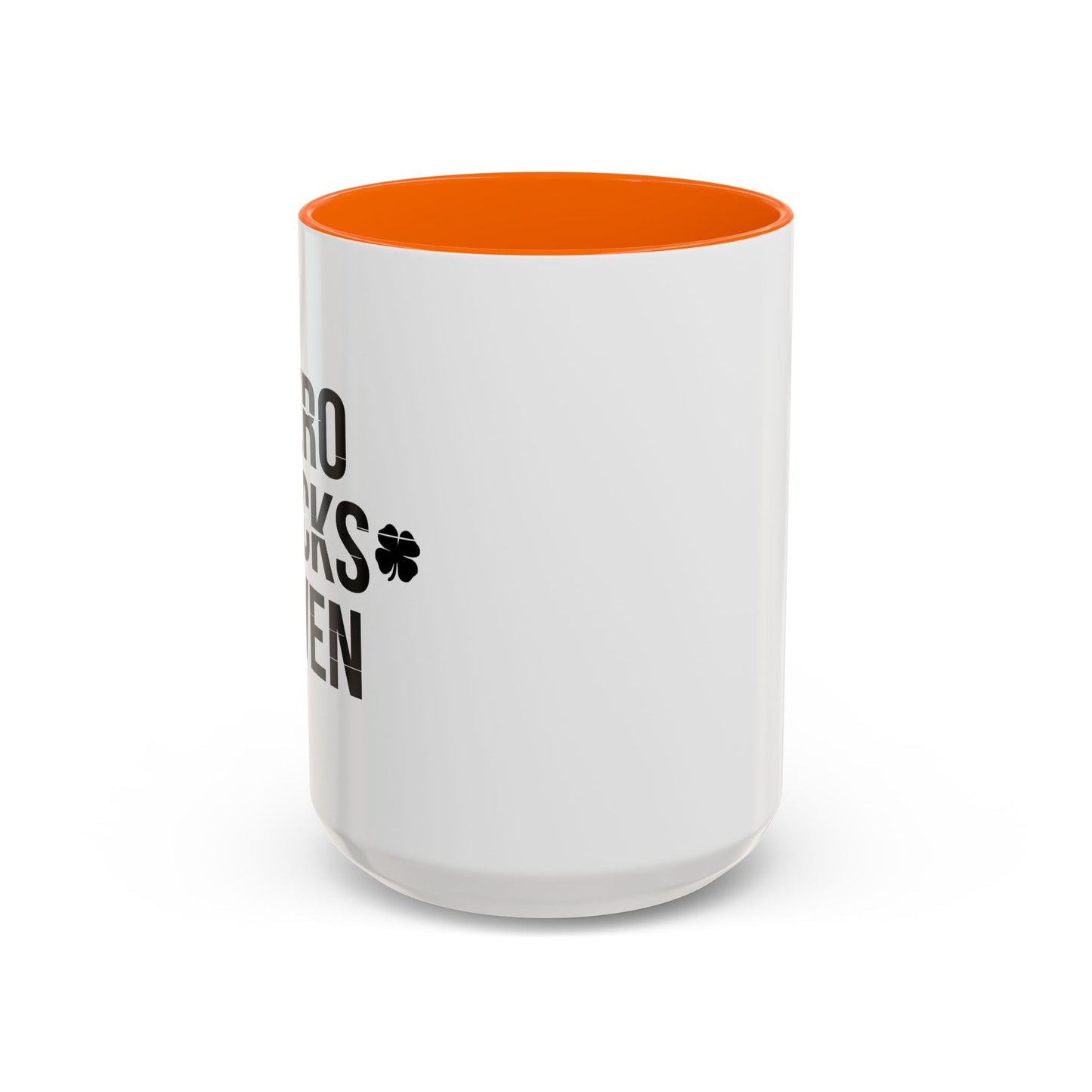 ZERO LUCKS GIVEN Accent BiColor Funny Sarcastic Mug