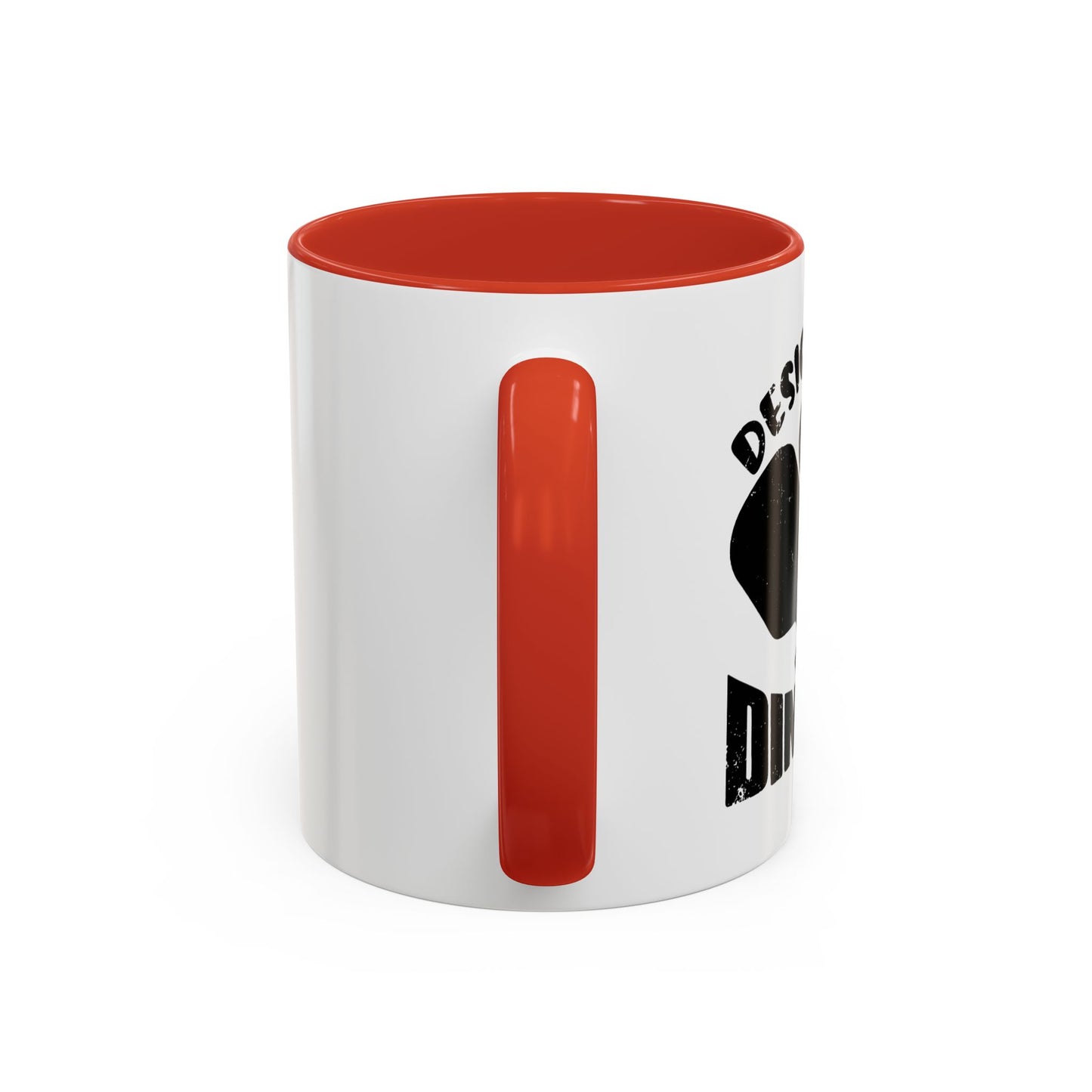 DESIGNATED DRINKER Accent BiColor Funny Sarcastic Mug