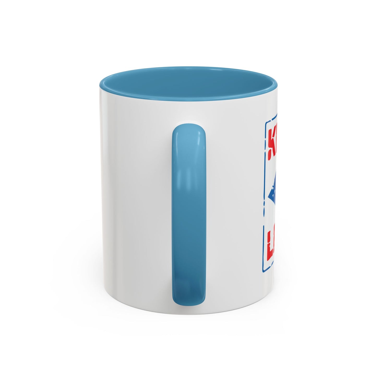 KEEP LEFT Accent BiColor Funny Sarcastic Mug