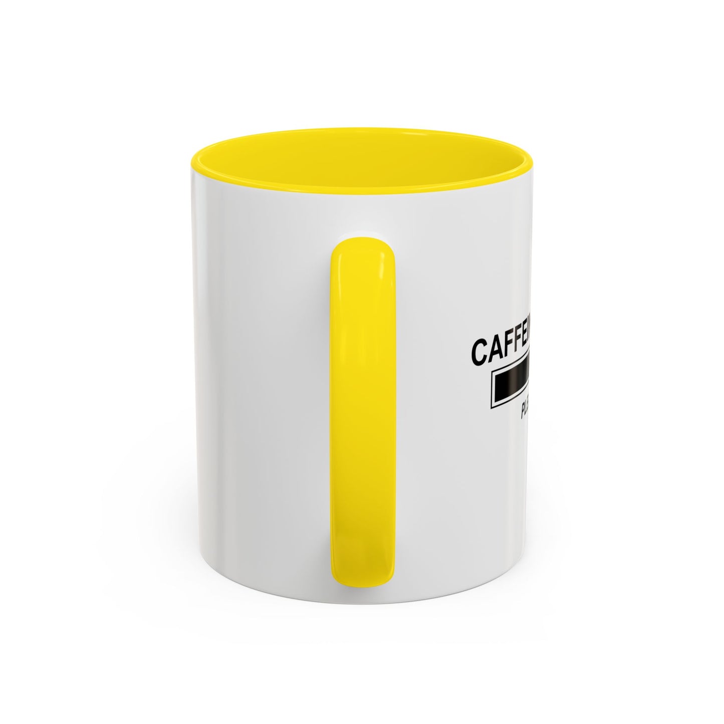 CAFFEINE LOADING Accent BiColor Funny Sarcastic Mug