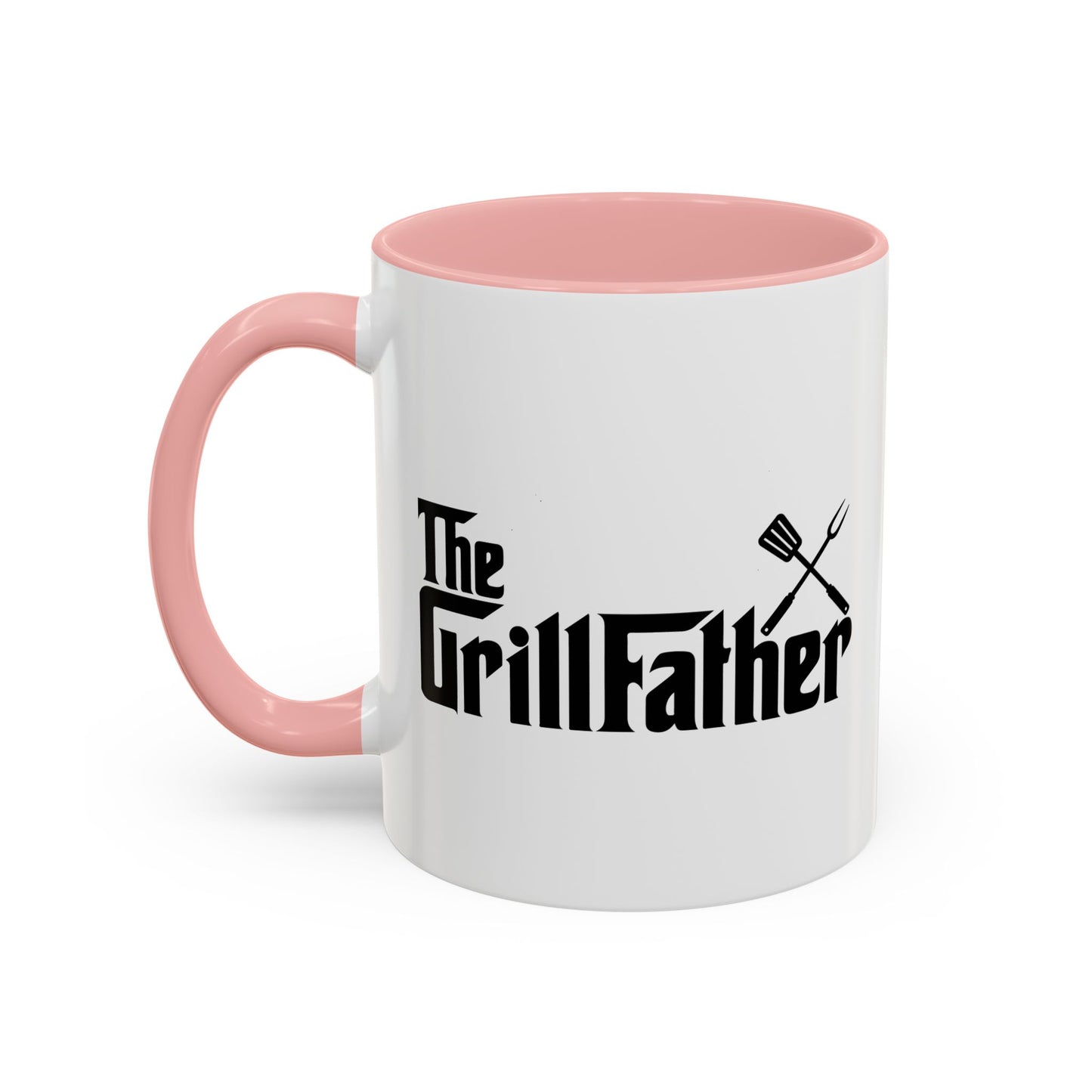 THE GRILLFATHER Accent BiColor Funny Sarcastic Mug