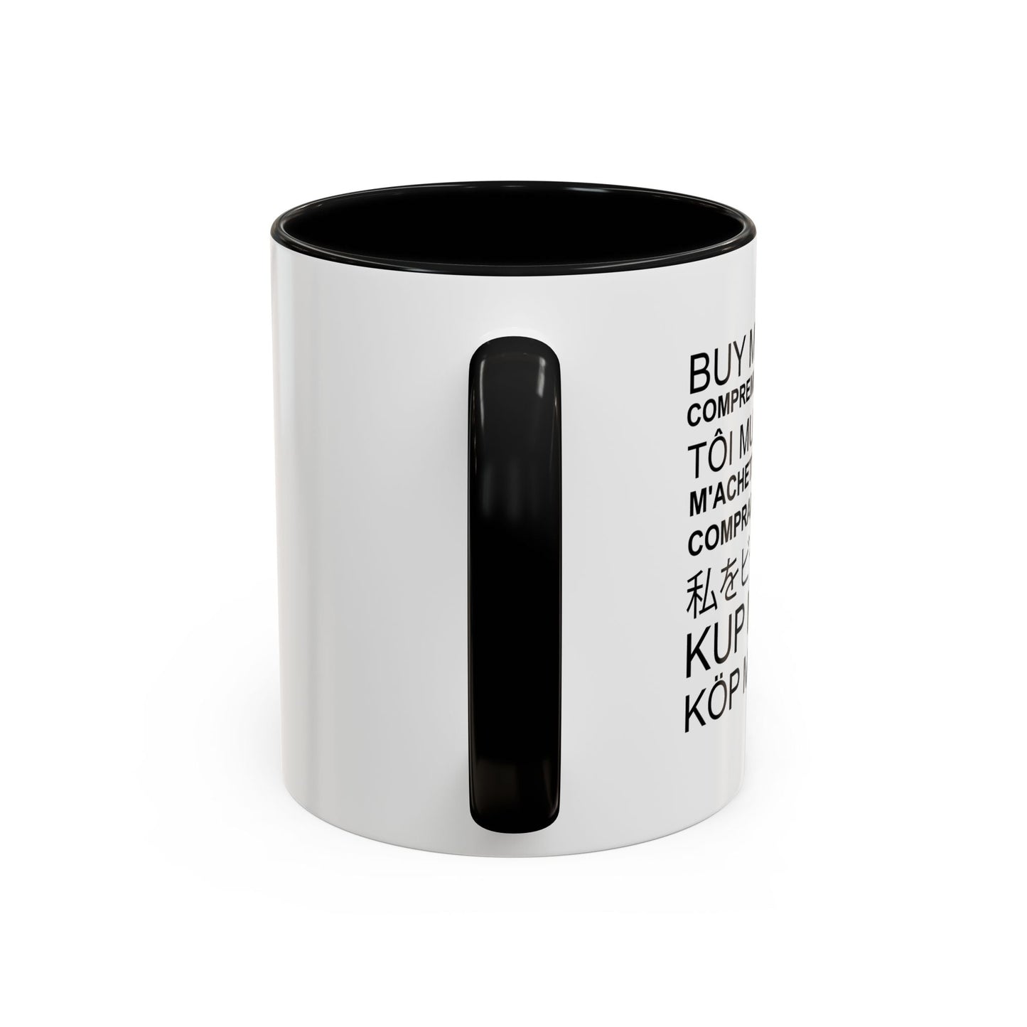 BUY ME A BEER Accent BiColor Funny Sarcastic Mug