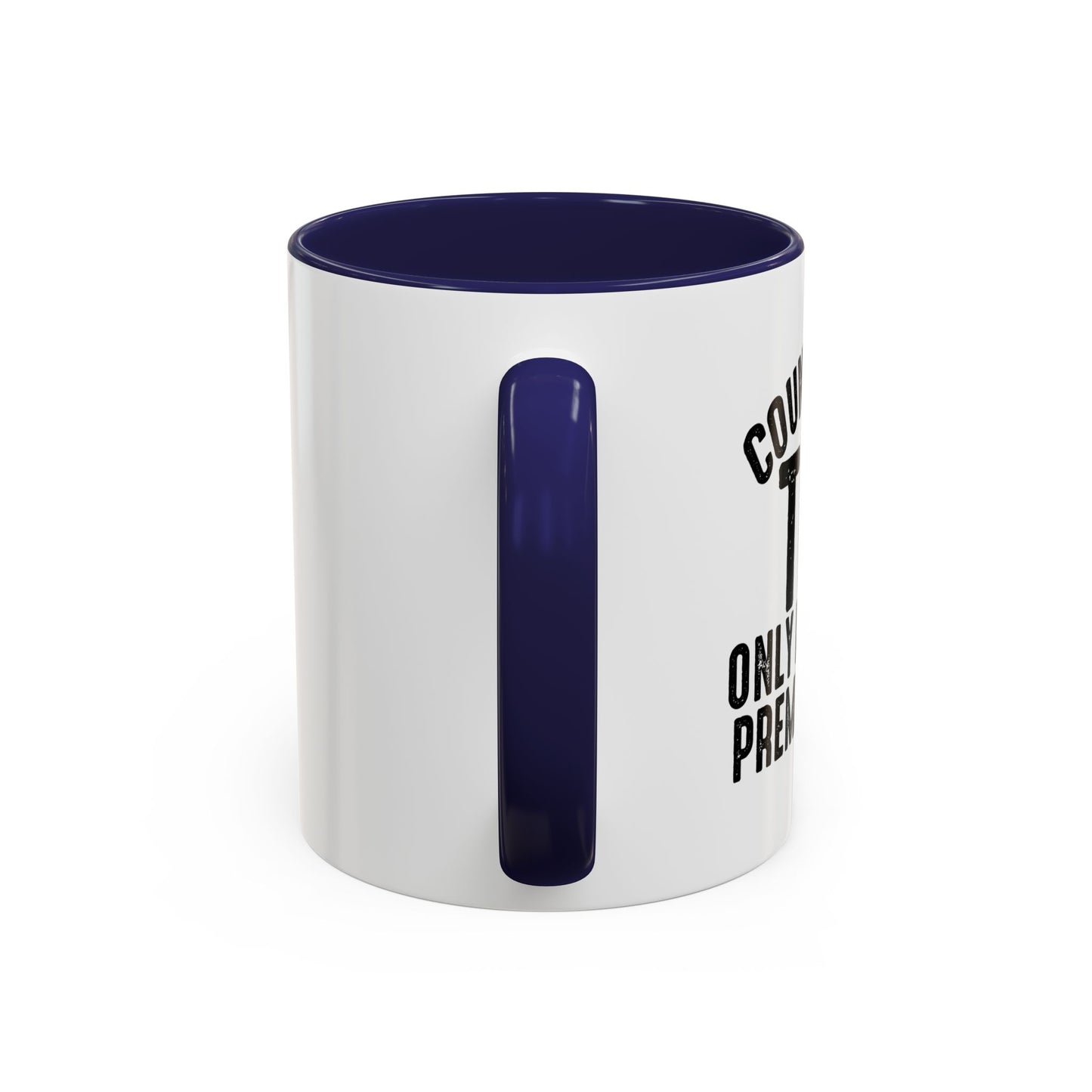 COUNTING TO TEN Accent BiColor Funny Sarcastic Mug