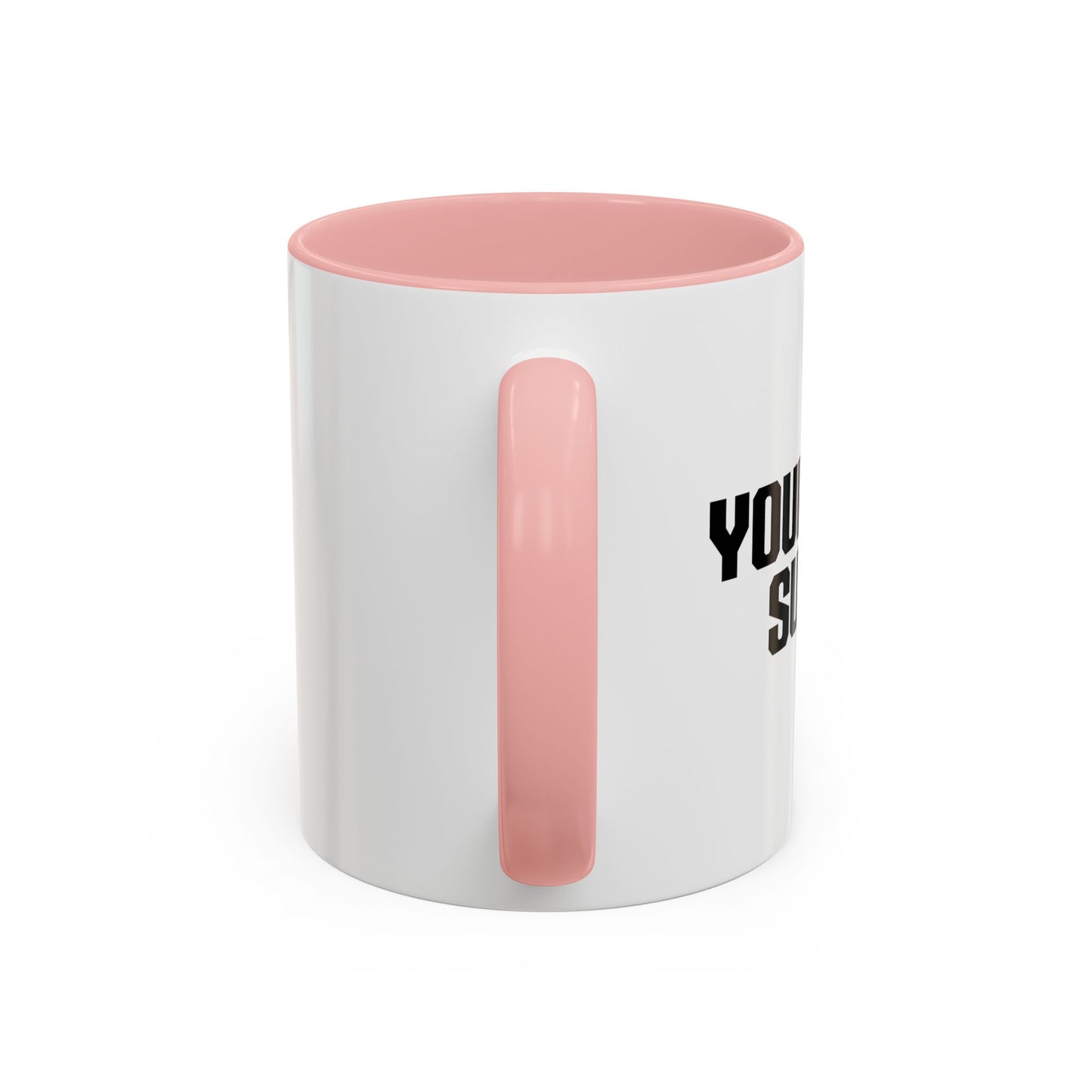 YOUR TEAM SUCKS Accent BiColor Funny Sarcastic Mug