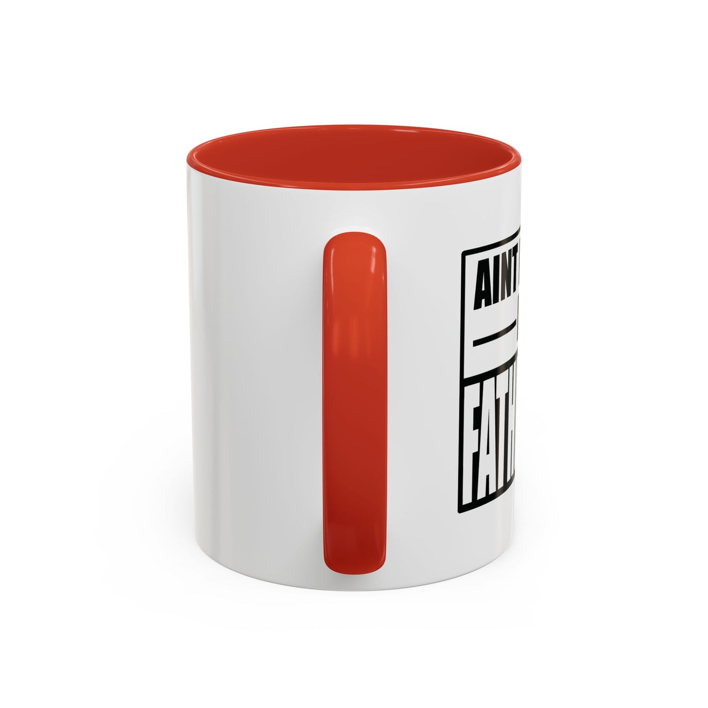 FATHERHOOD Accent BiColor Funny Sarcastic Mug