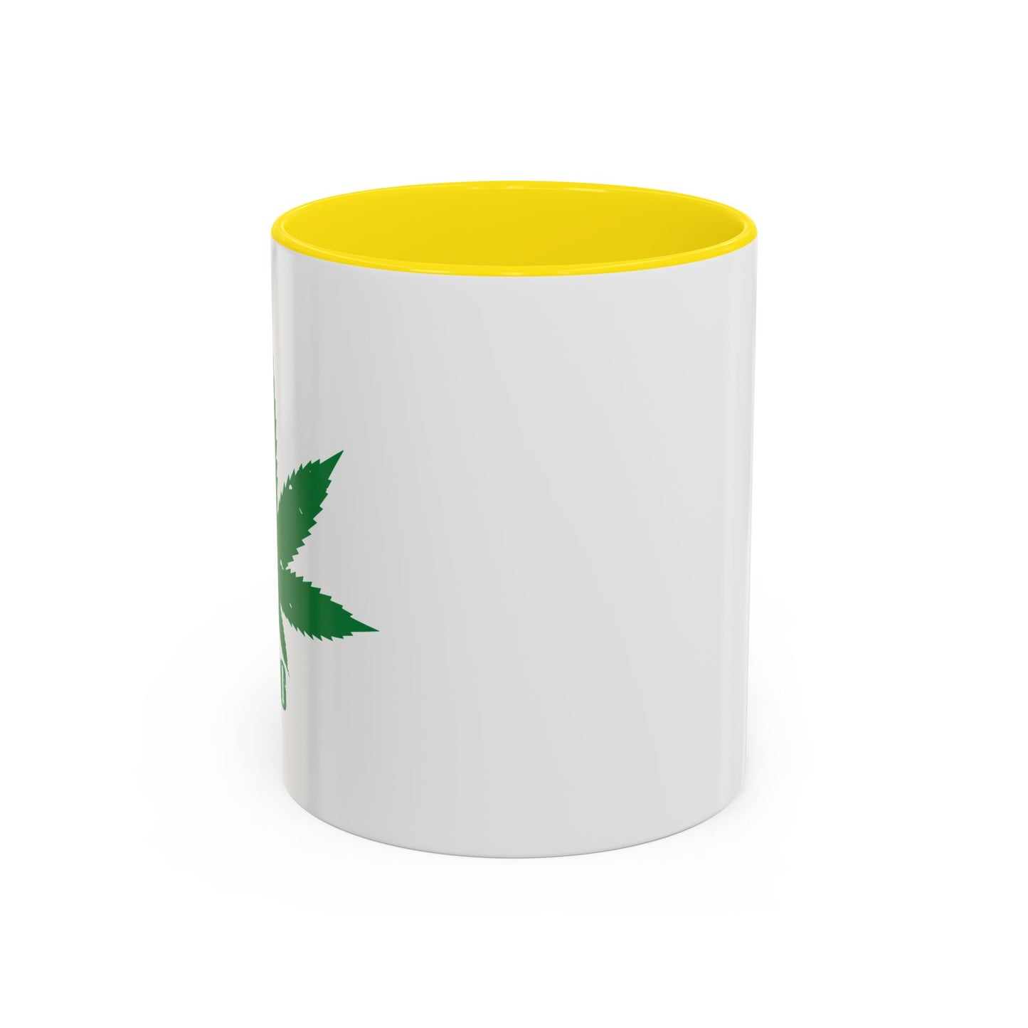 WEED LEAF 420 Accent BiColor Funny Sarcastic Mug