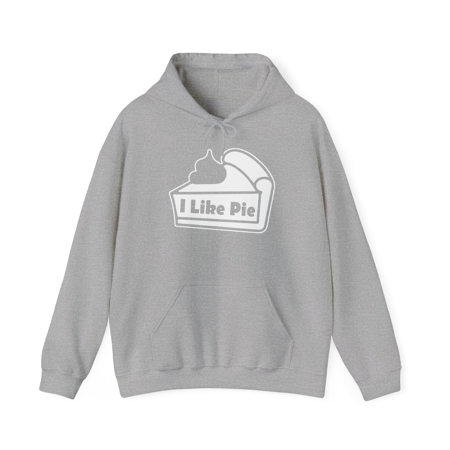 I LIKE PIE - Premium Unisex Funny Sarcastic Black Hoodie Sweatshirt