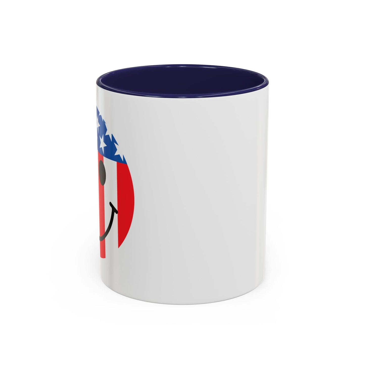 USA SMILY FLAG Accent BiColor Funny Sarcastic Mug