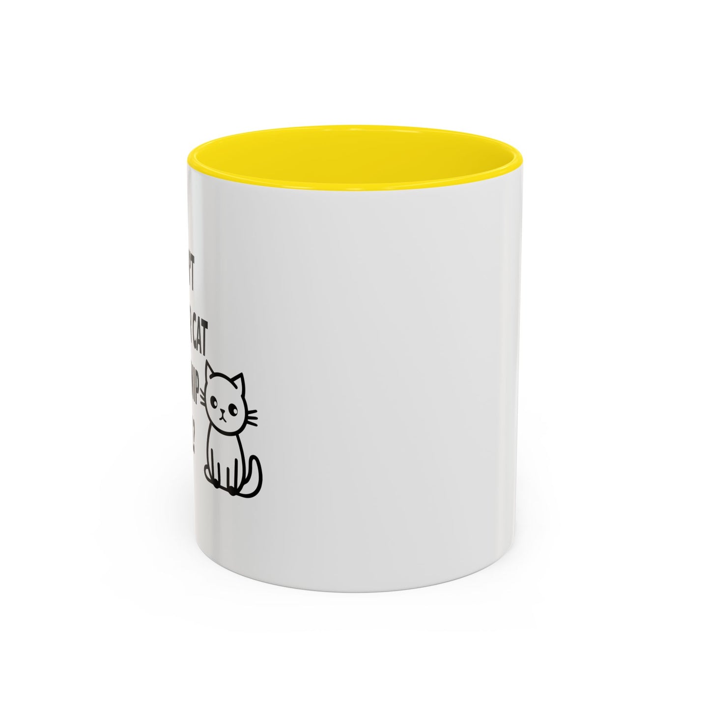 CATNIP PROBLEM Accent BiColor Funny Sarcastic Mug